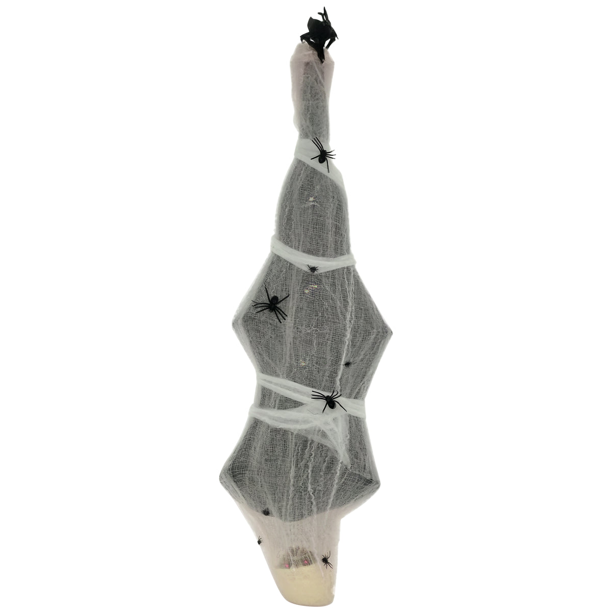 4.7ft Animated Hanging Mummy Halloween Decoration - Grey-Home Furnishings > Holiday & Seasonal > Halloween Decorations-DECOROLALA