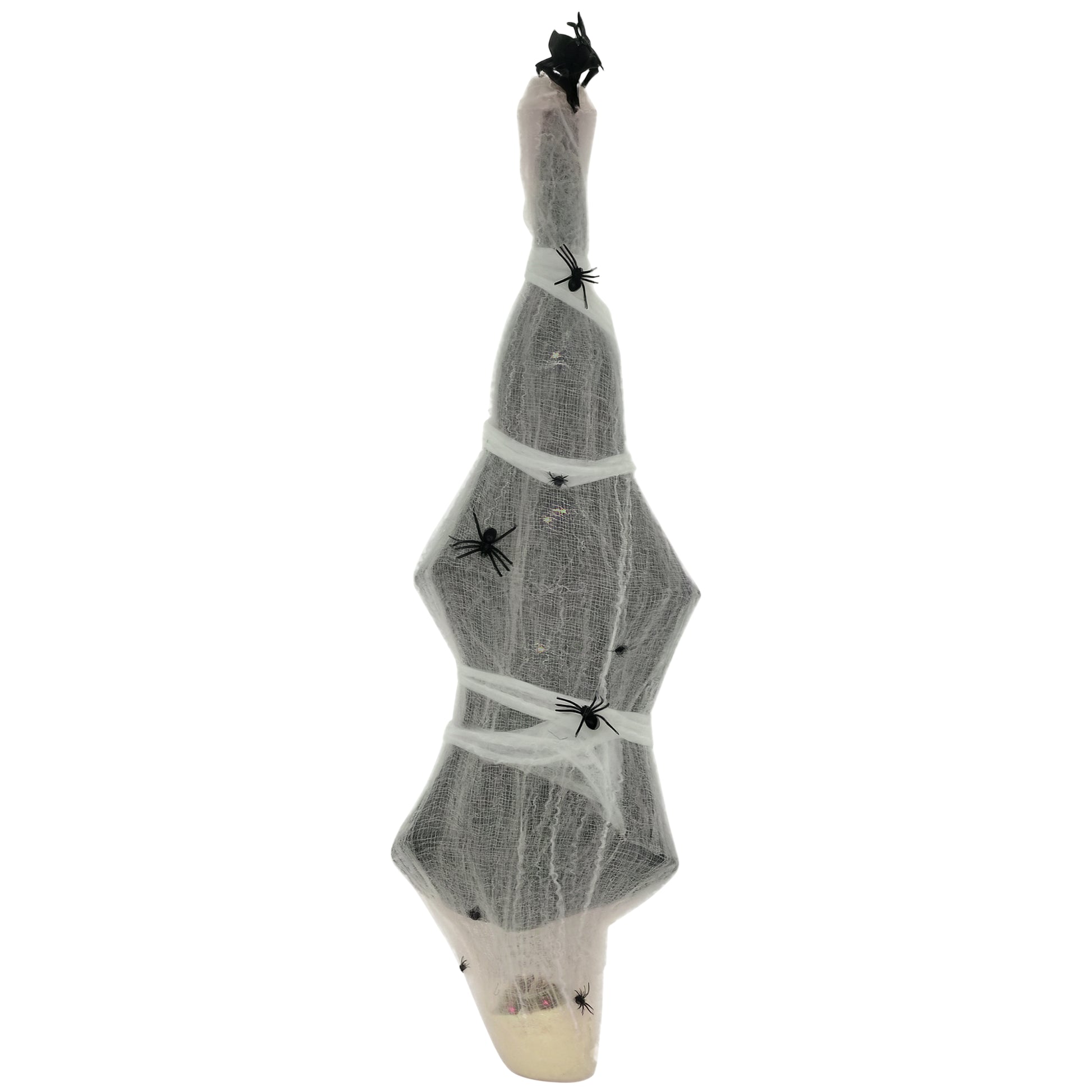 4.7ft Animated Hanging Mummy Halloween Decoration - Grey-Home Furnishings > Holiday & Seasonal > Halloween Decorations-DECOROLALA