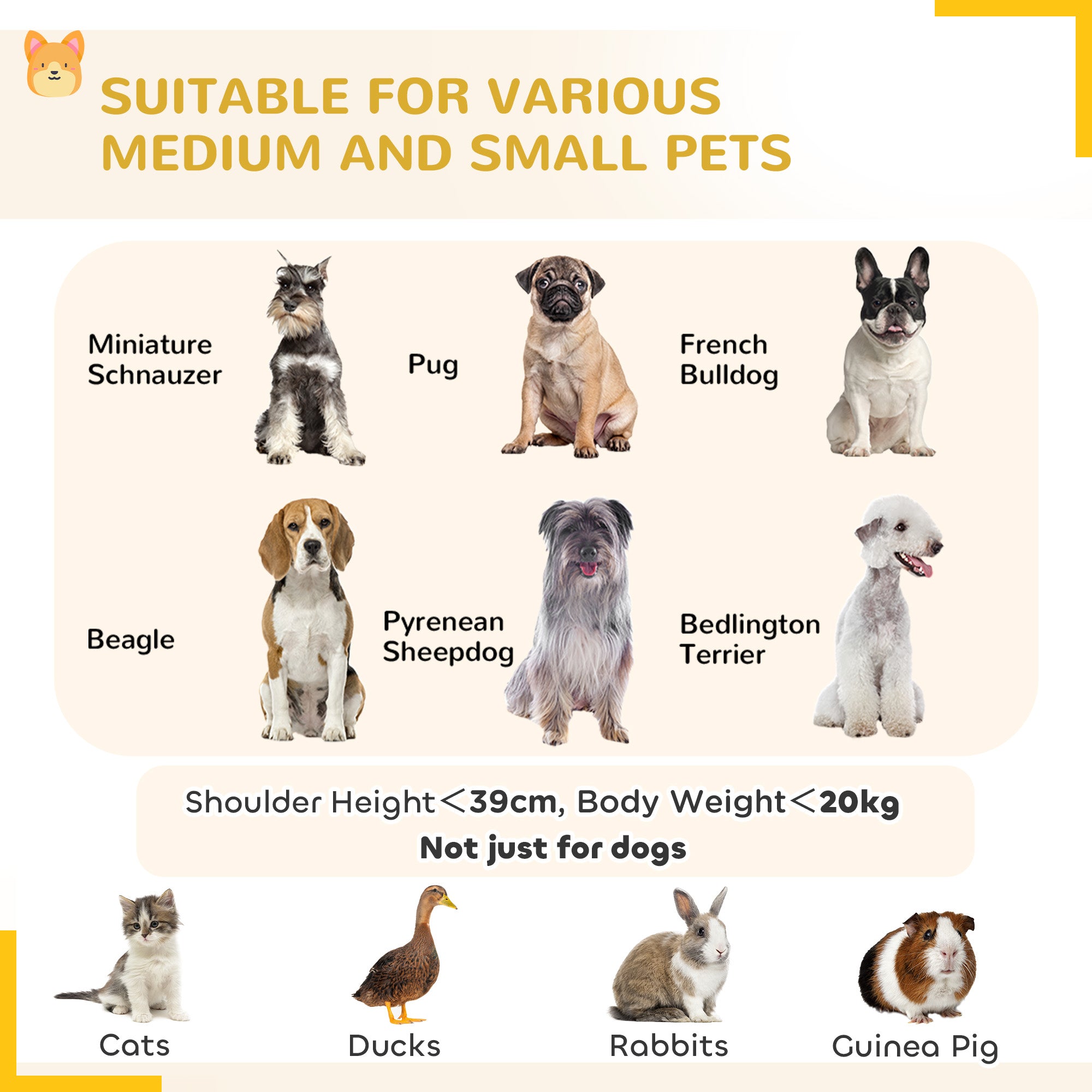 8 Panels Foldable Dog Playpen with Bottom Pad & Top Cover, 30" High
