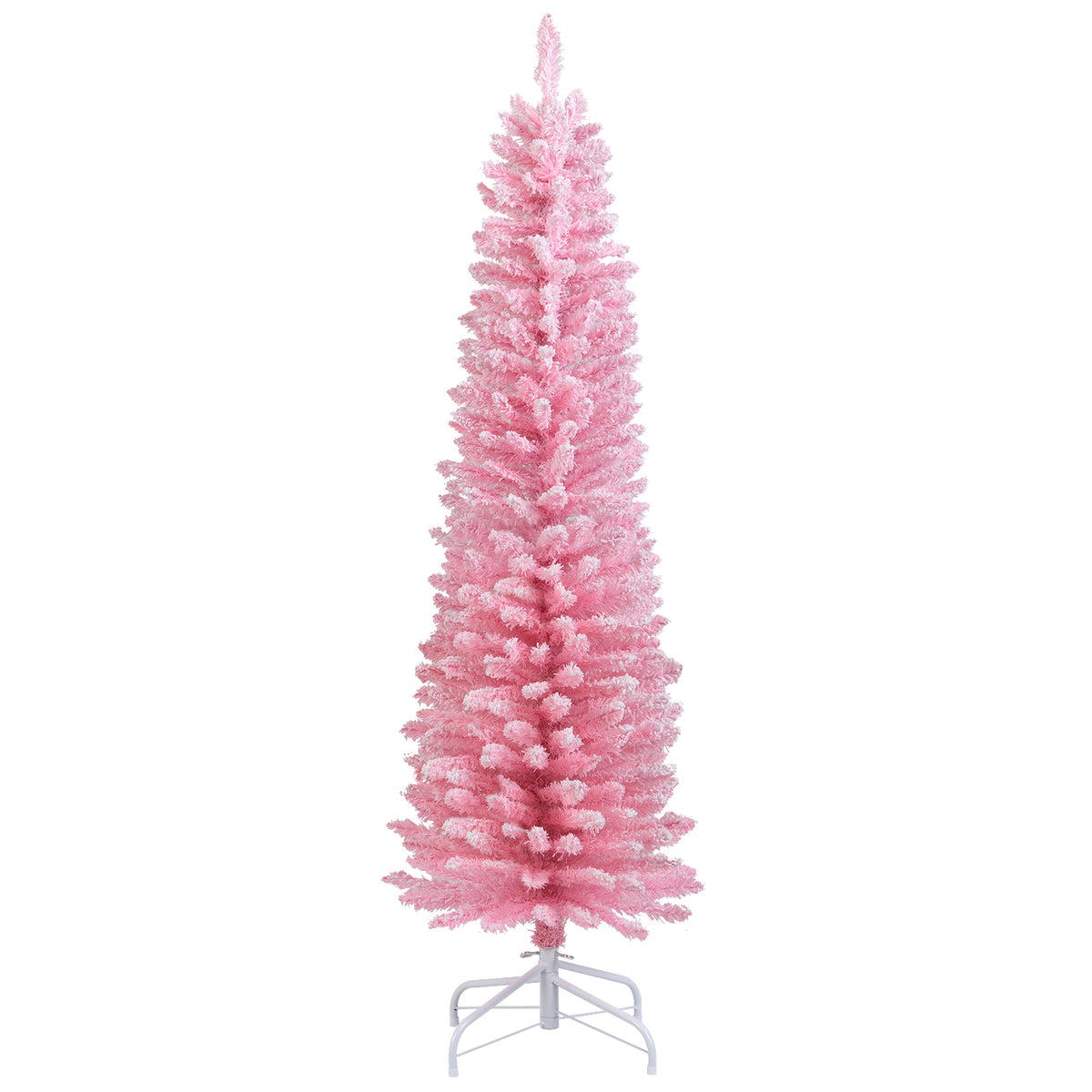 5 Feet Artificial Christmas Tree with 328 Branch Tips and Folding Metal Stand for Home-Christmas Trees-DECOROLALA
