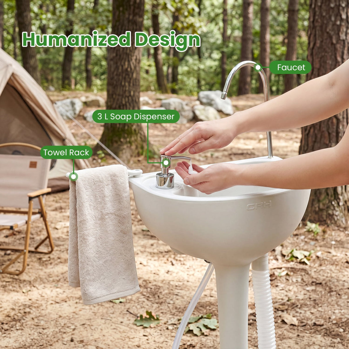 5 Gallon Portable Wash Sink-Kitchen Tools-DECOROLALA