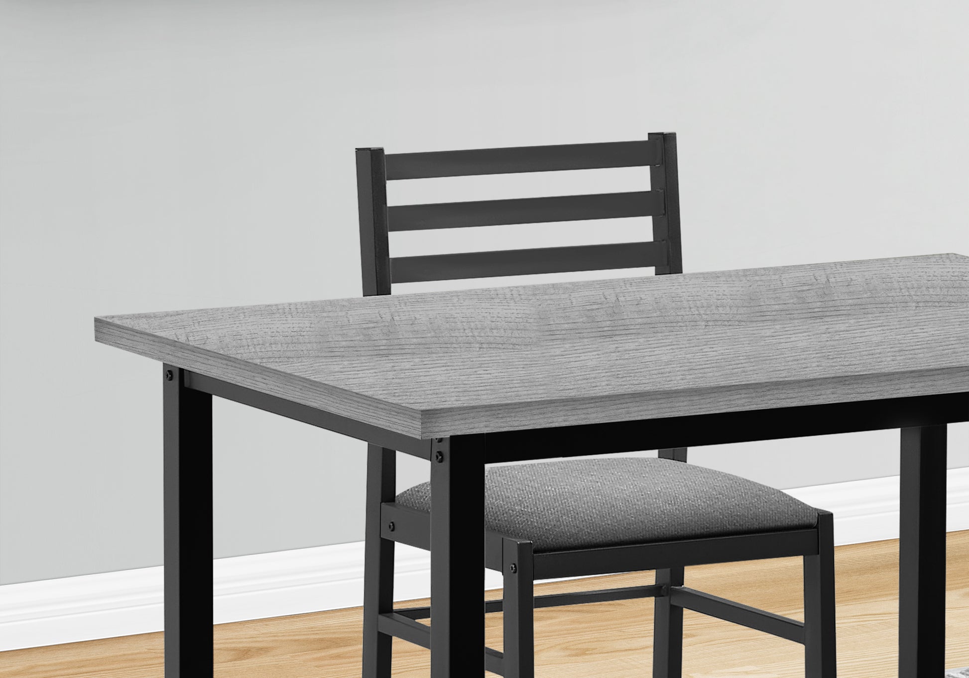 5-Piece Dining Set With Table, Chairs & Bench, White-Dining Chair-DECOROLALA