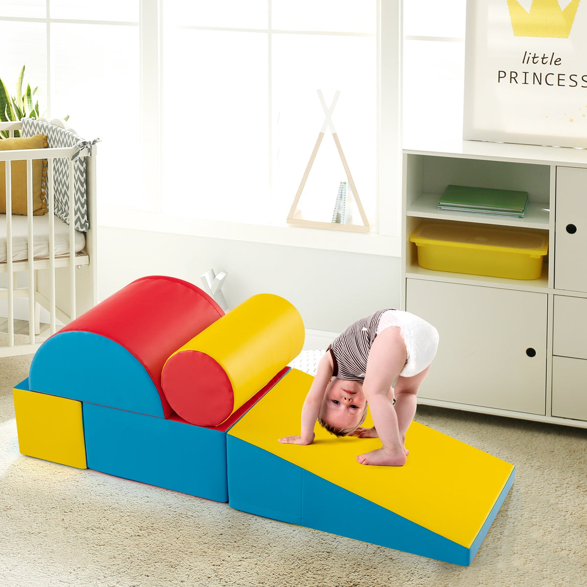 5-Piece Kids Climb and Crawl Activity Playset