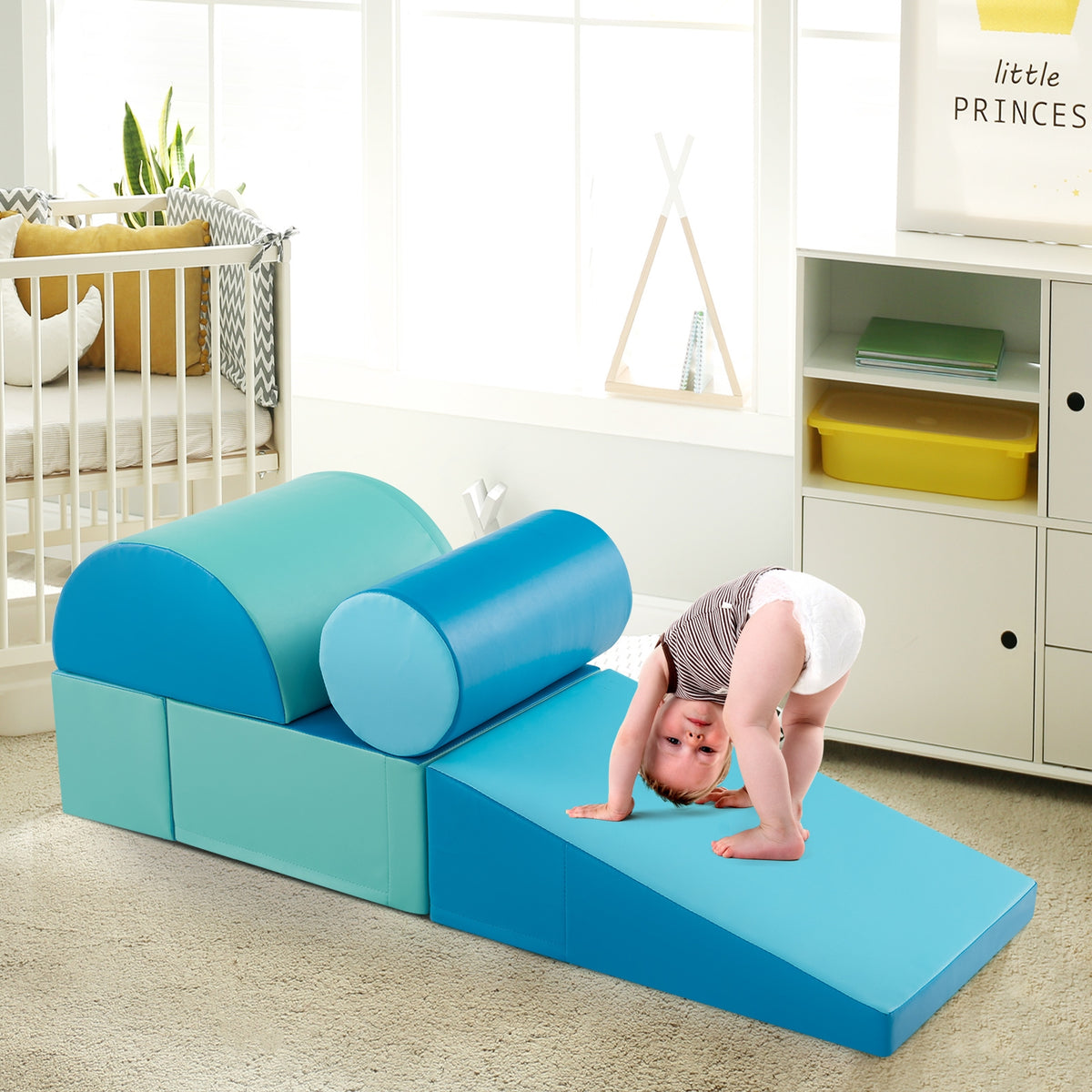 5-Piece Kids Climb and Crawl Activity Playset