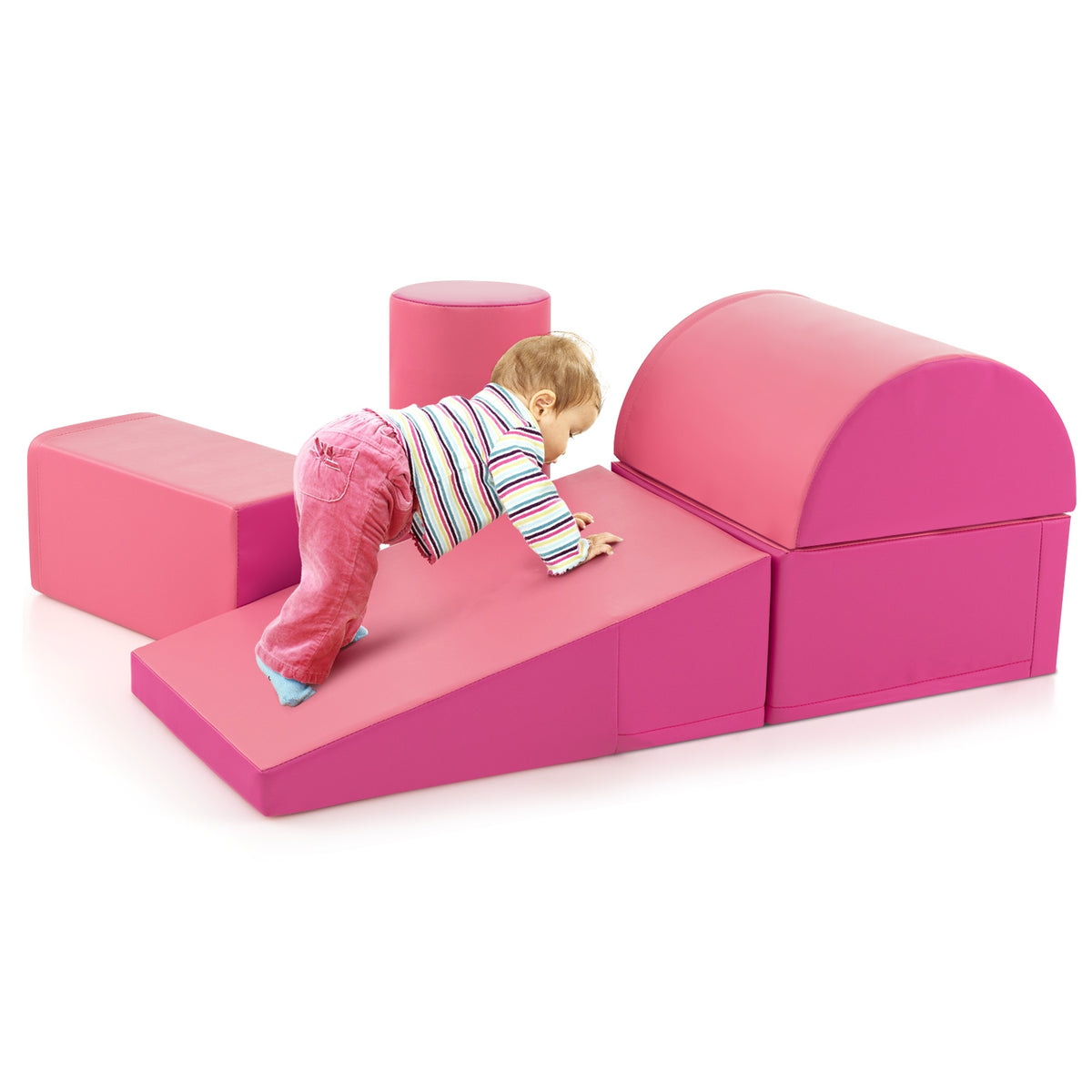 5-Piece Kids Climb and Crawl Activity Playset