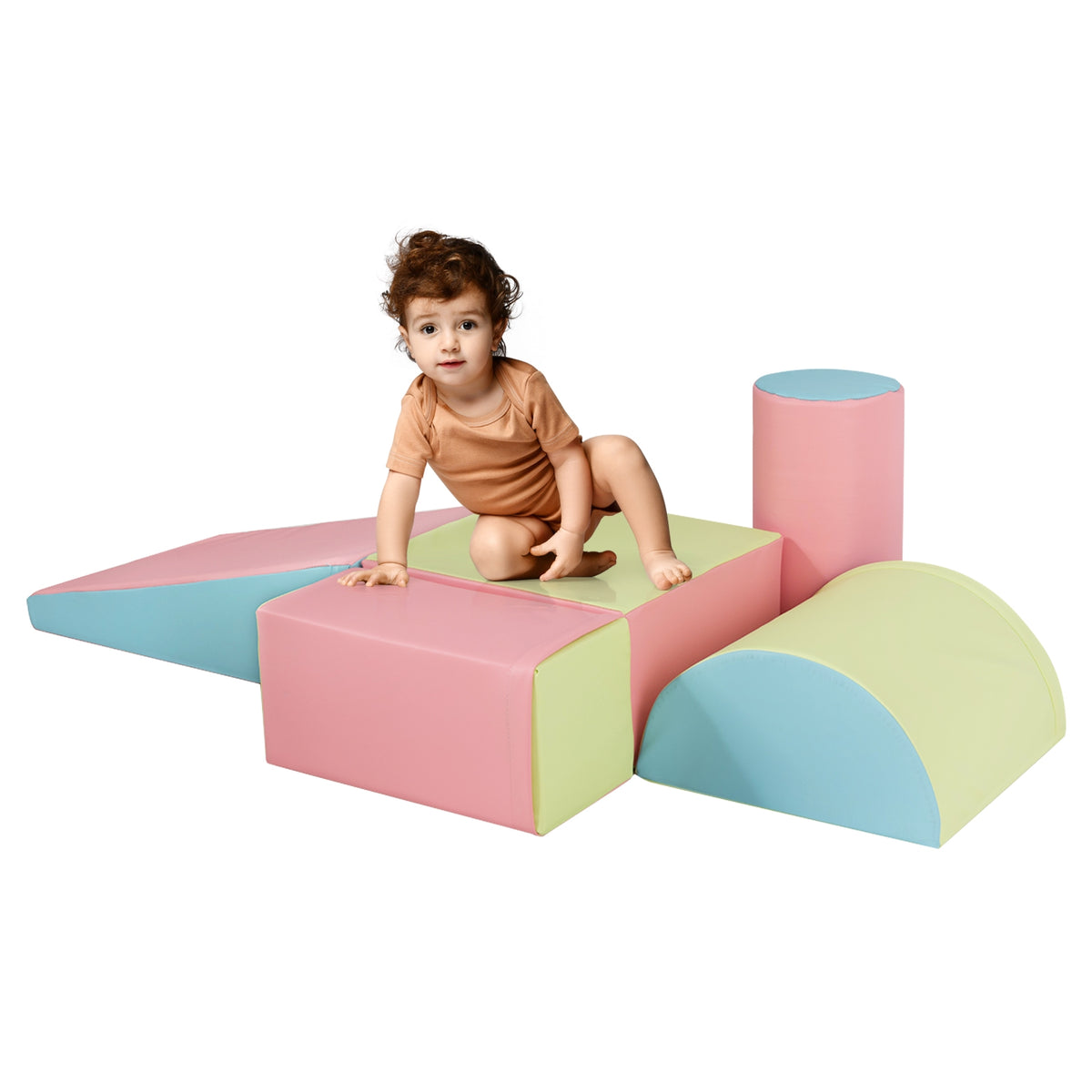 5-Piece Set Climb Activity Play Safe Foam Blocks