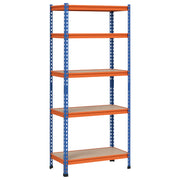 5-Tier Heavy Duty Garage Shelving Unit - 31.5"x15.75"x71.75"-Home Improvement > Tools > Tool Organizers-DECOROLALA