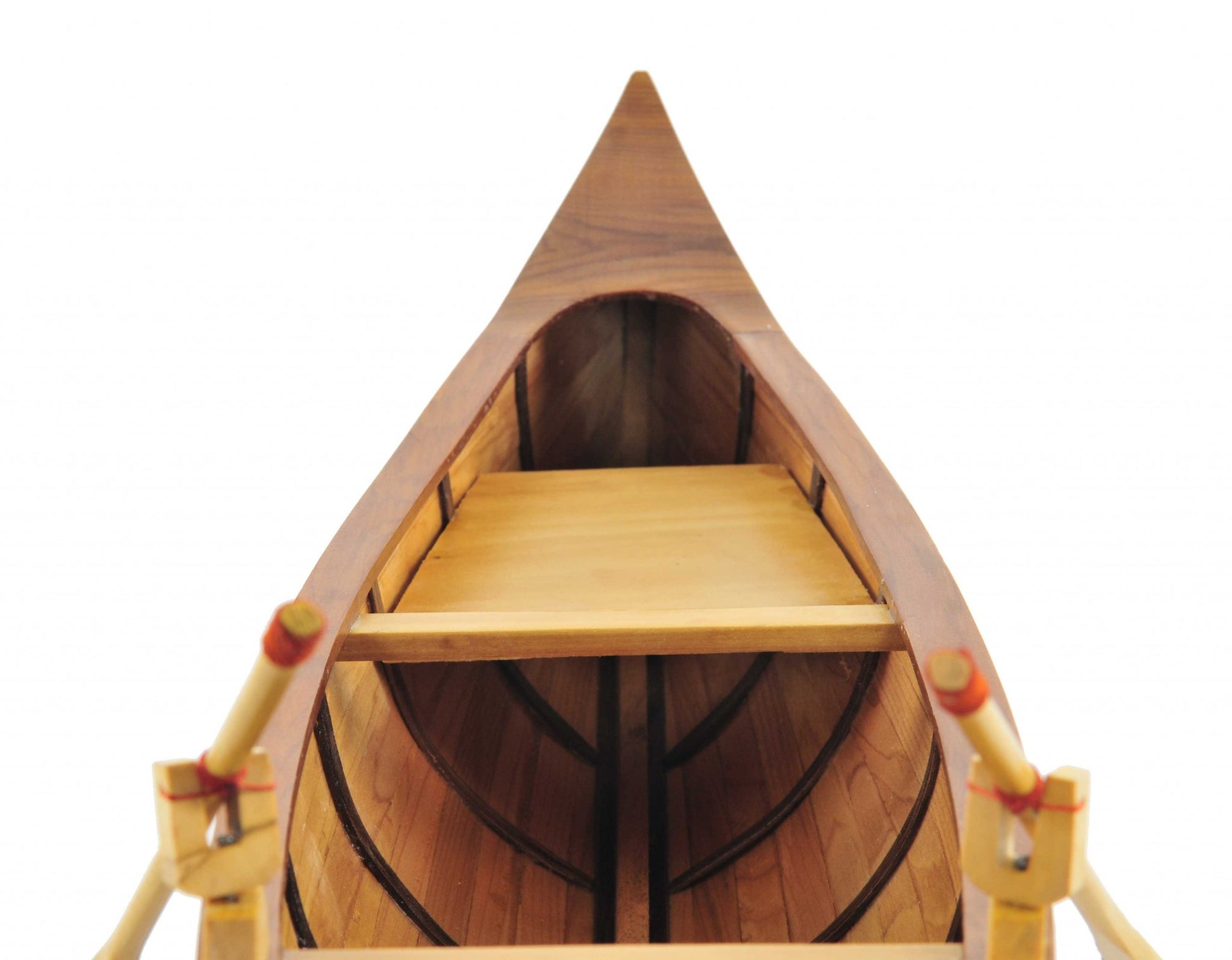 5" X 24" X 7" Indian Girl Canoe-Sculptures-DECOROLALA