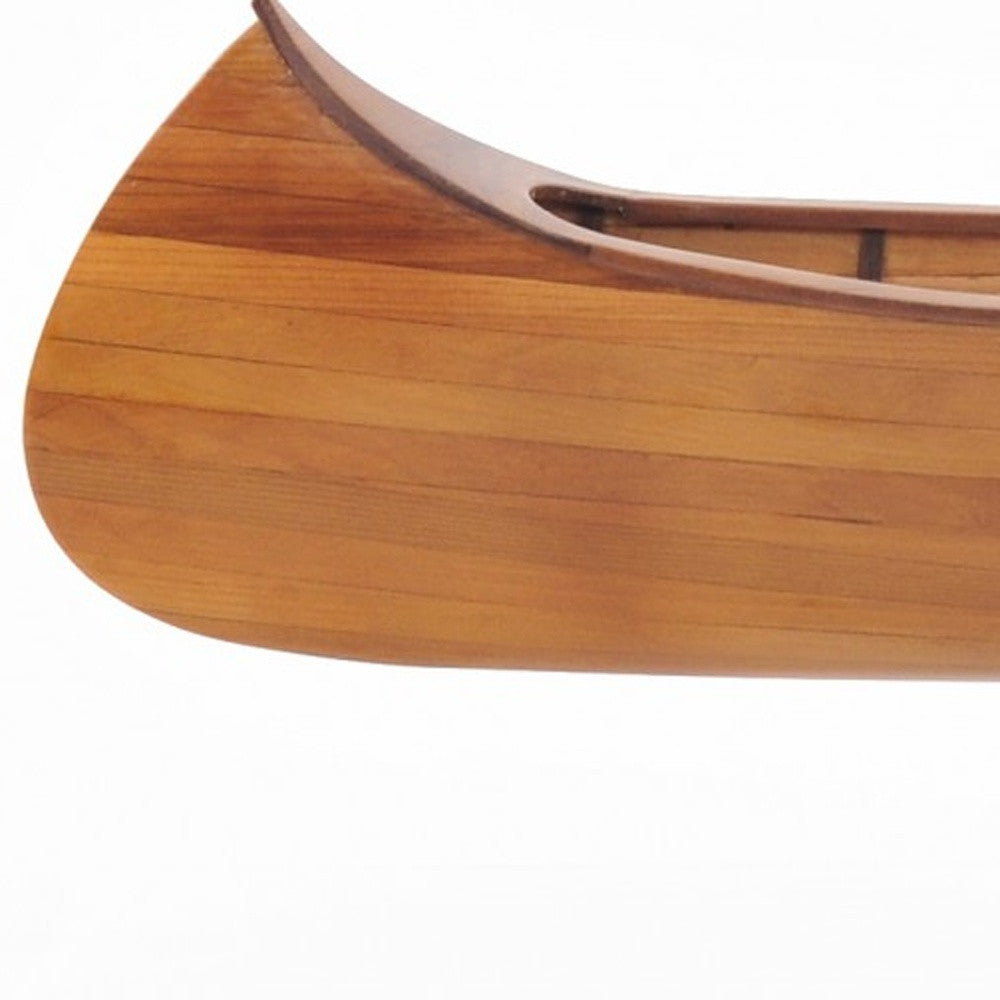 5" X 24" X 7" Indian Girl Canoe-Sculptures-DECOROLALA