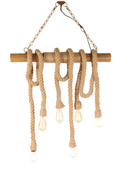 5" X 30" X 50" 6 Bulbs Medusa Pendant Lamp-Pendants-Hanging Lights-DECOROLALA