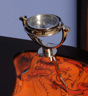 5" X 5" X 8.5" Gimbaled Compass On Tristand-Sculptures-DECOROLALA