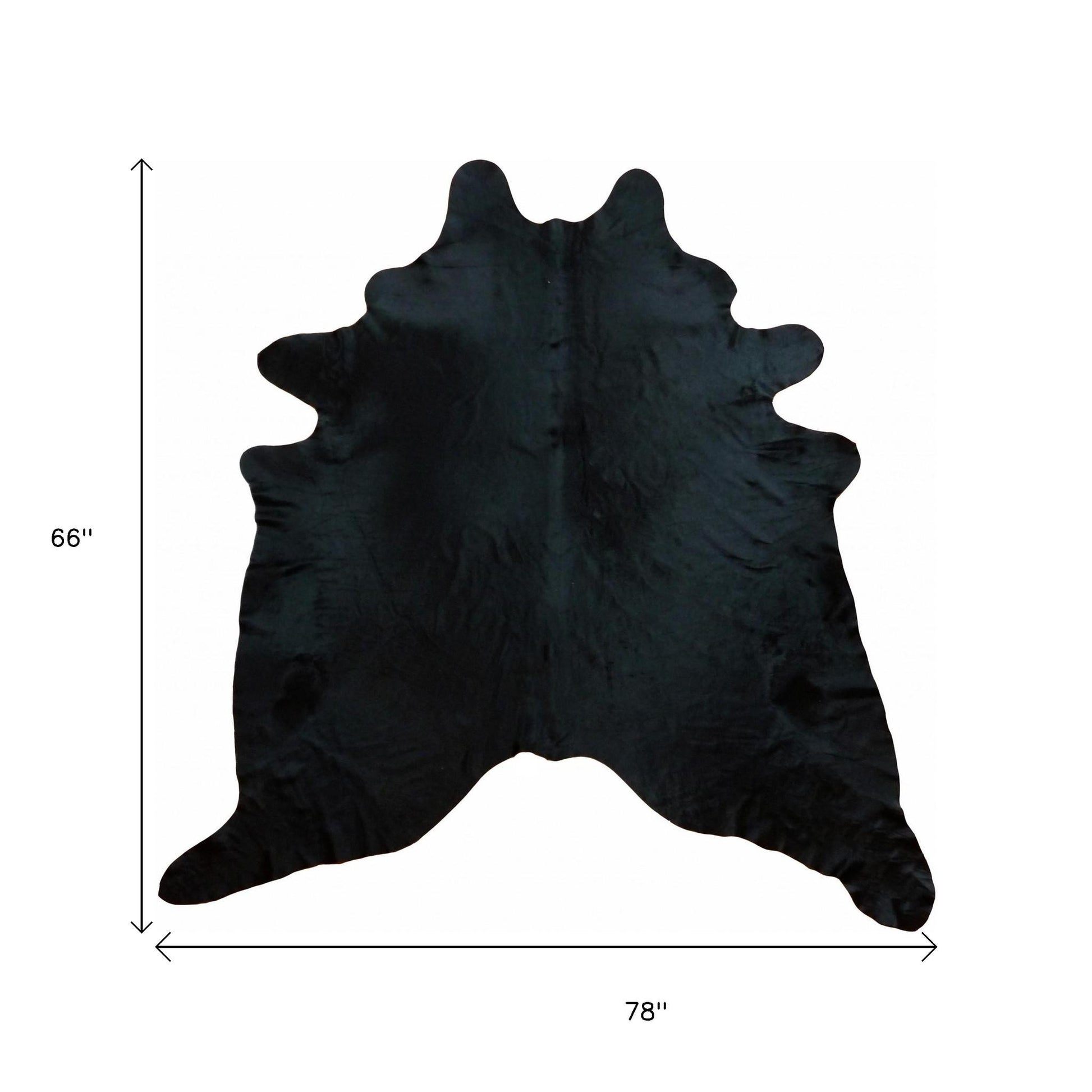 5' X 6' Brown And White Cowhide Handmade Area Rug-Area Rugs-DECOROLALA