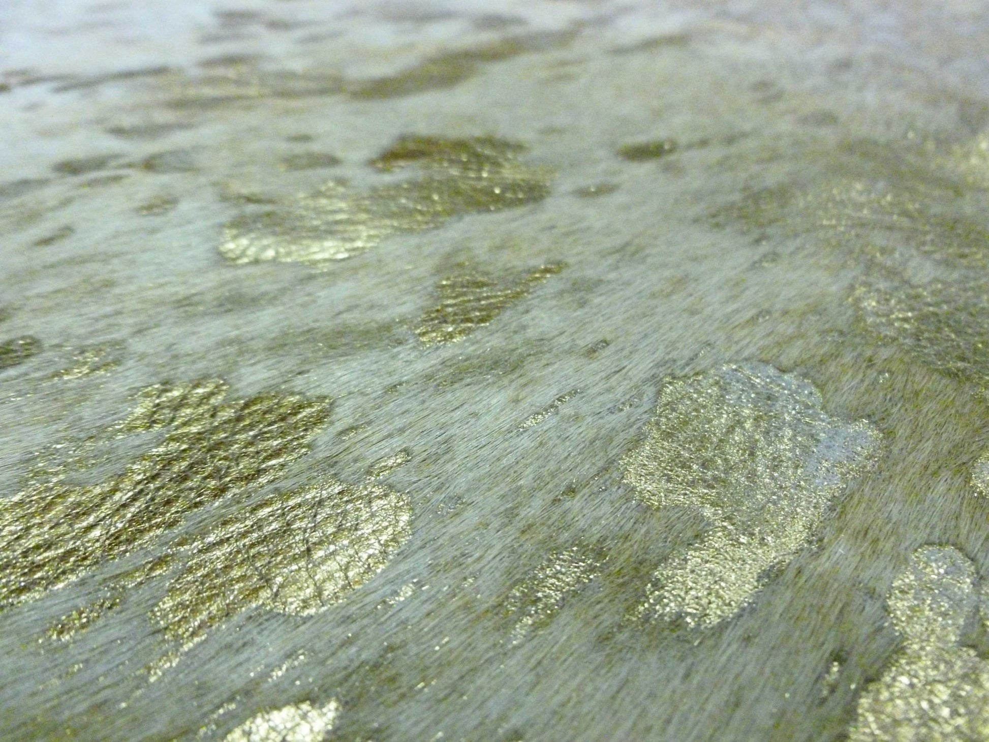 5' X 6' Brown And White Cowhide Handmade Area Rug-Area Rugs-DECOROLALA