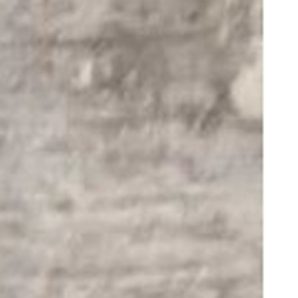 5' X 7' Beige And Ivory Abstract Hand Loomed Area Rug-Area Rugs-DECOROLALA