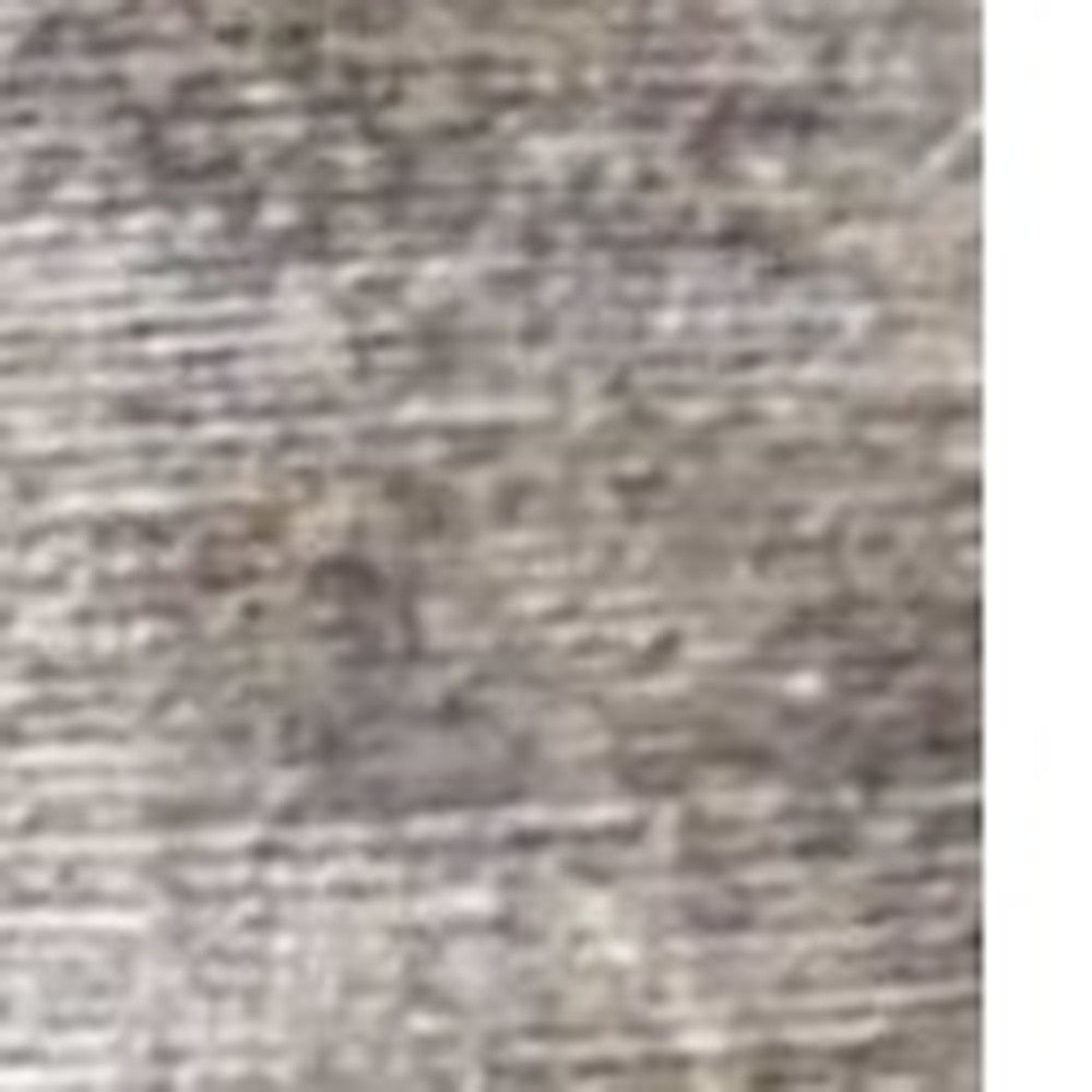 5' X 7' Beige And Ivory Abstract Hand Loomed Area Rug-Area Rugs-DECOROLALA