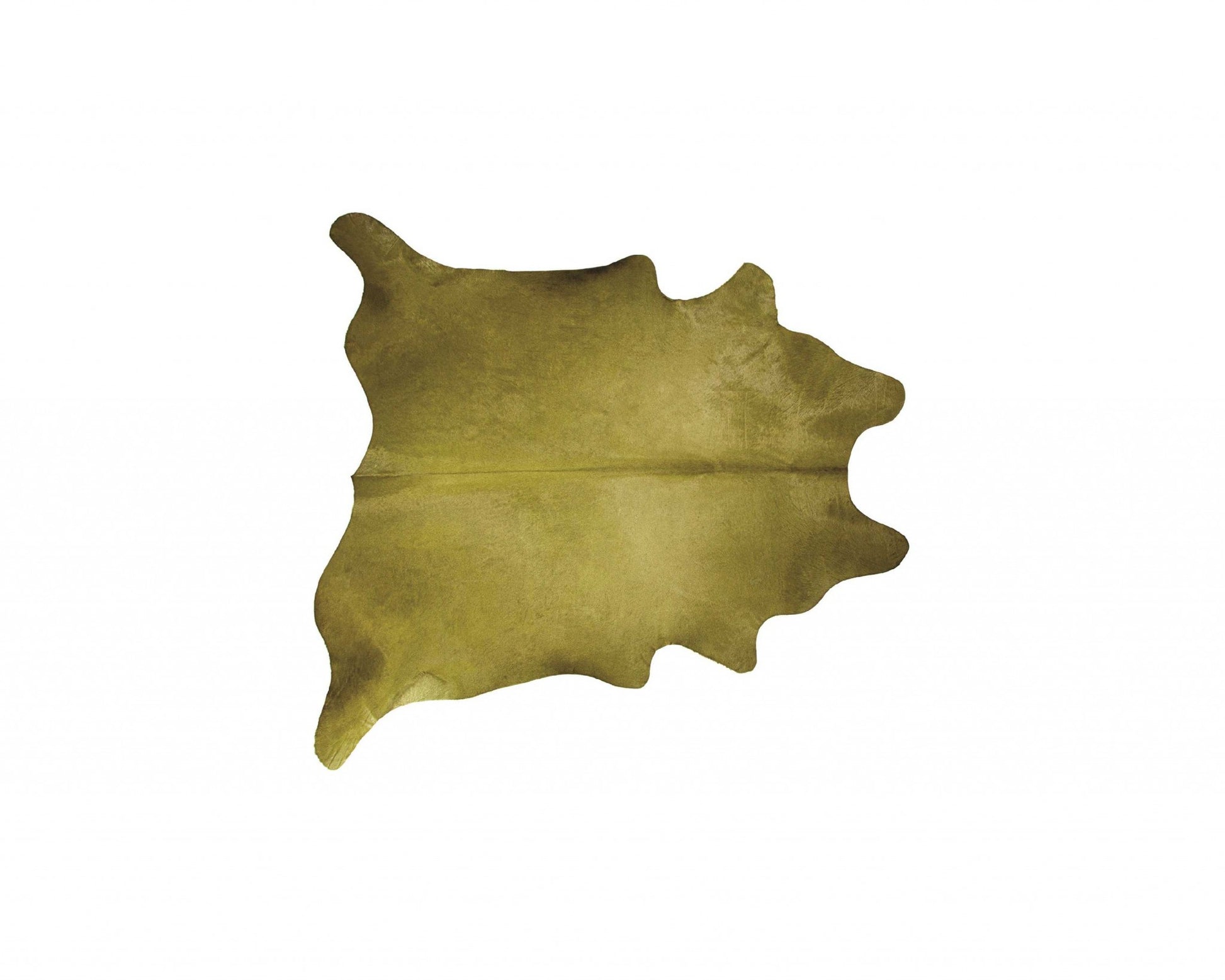 5' X 7' Black And Gold Cowhide Cowhide Print Area Rug-Area Rugs-DECOROLALA