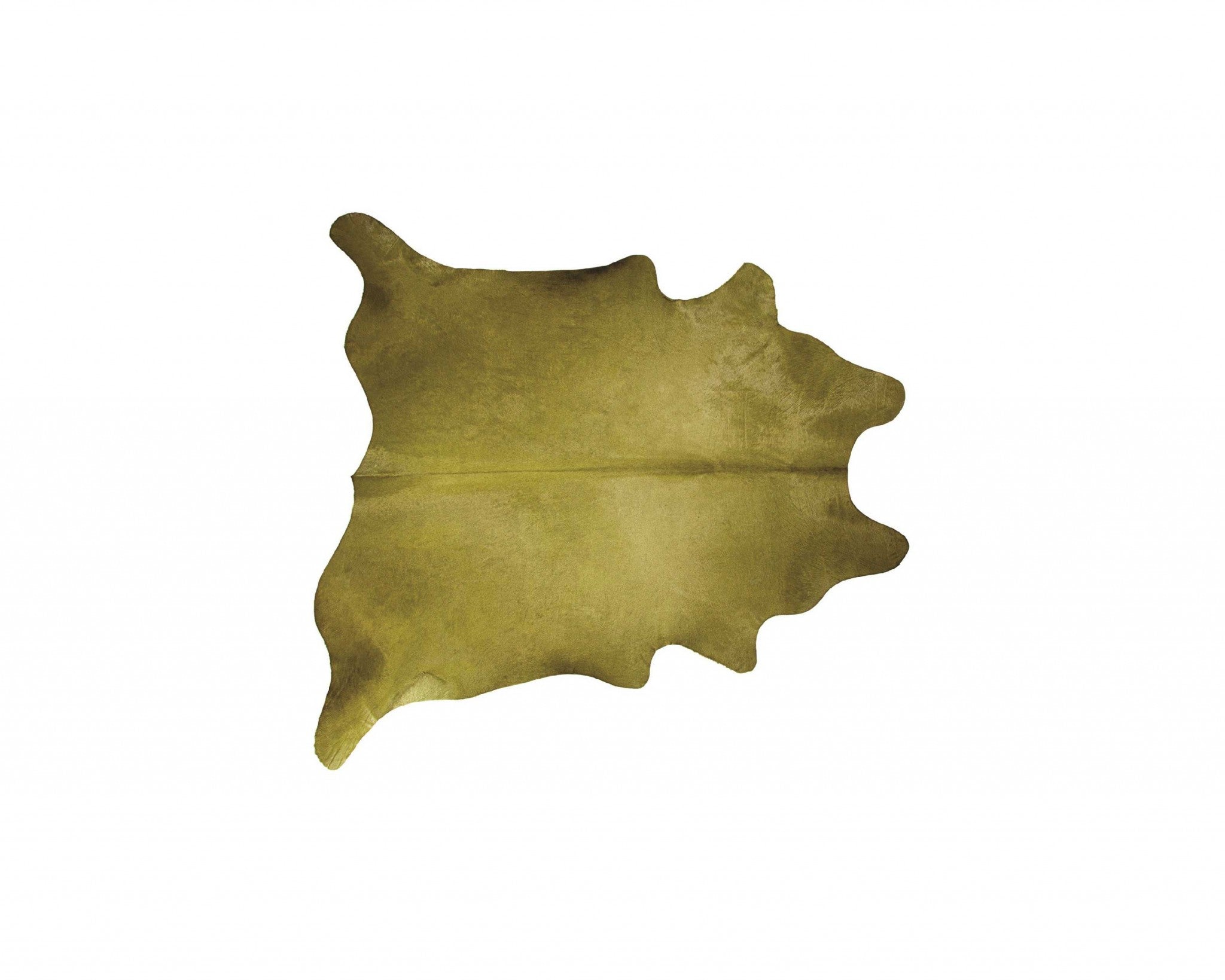 5' X 7' Black And Gold Cowhide Cowhide Print Area Rug-Area Rugs-DECOROLALA