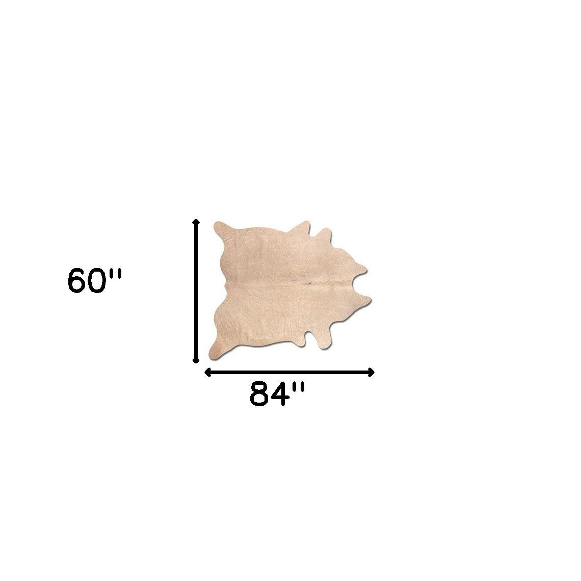 5' X 7' Black And Gold Cowhide Cowhide Print Area Rug-Area Rugs-DECOROLALA