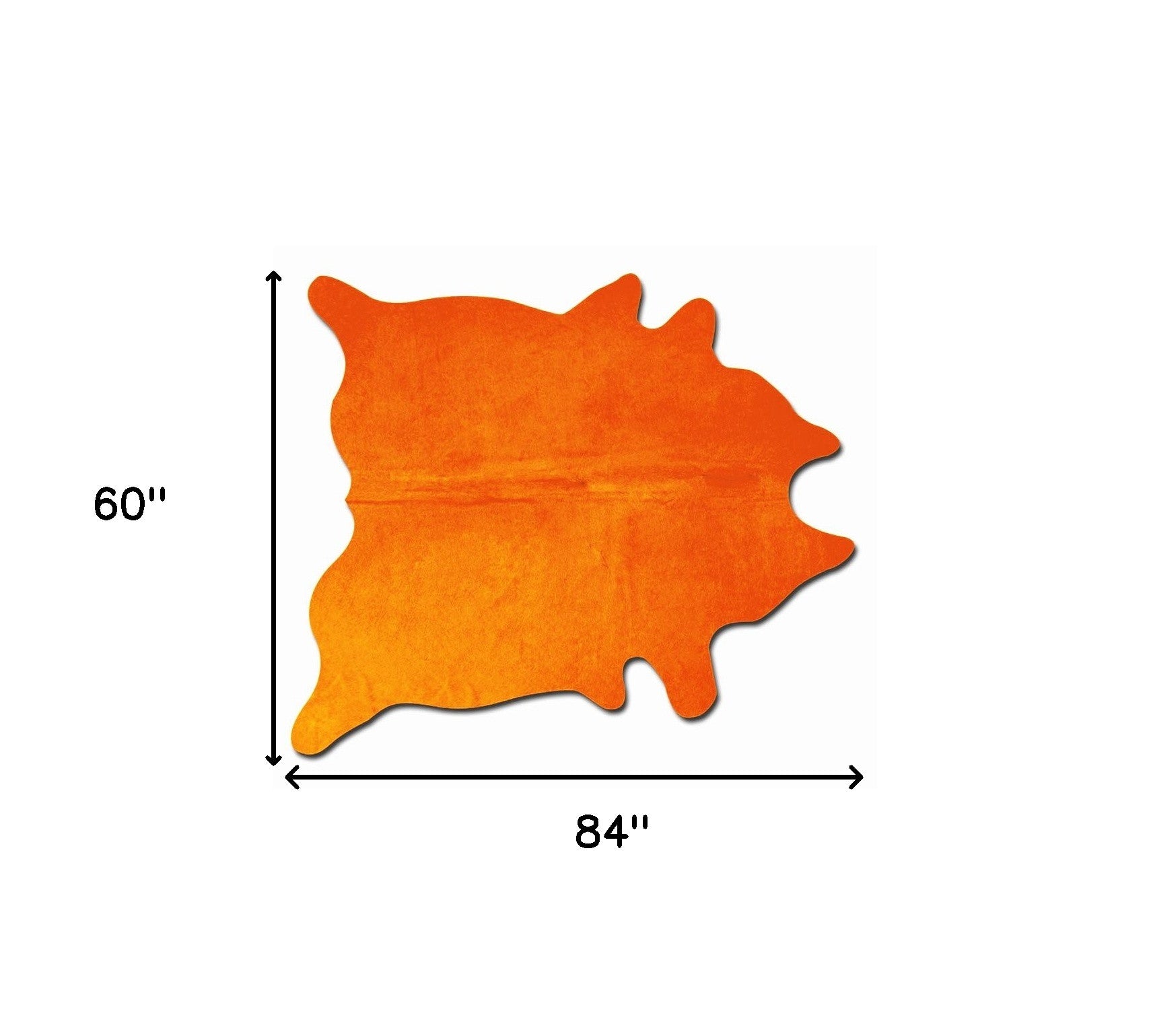 5' X 7' Black And Gold Cowhide Cowhide Print Area Rug-Area Rugs-DECOROLALA