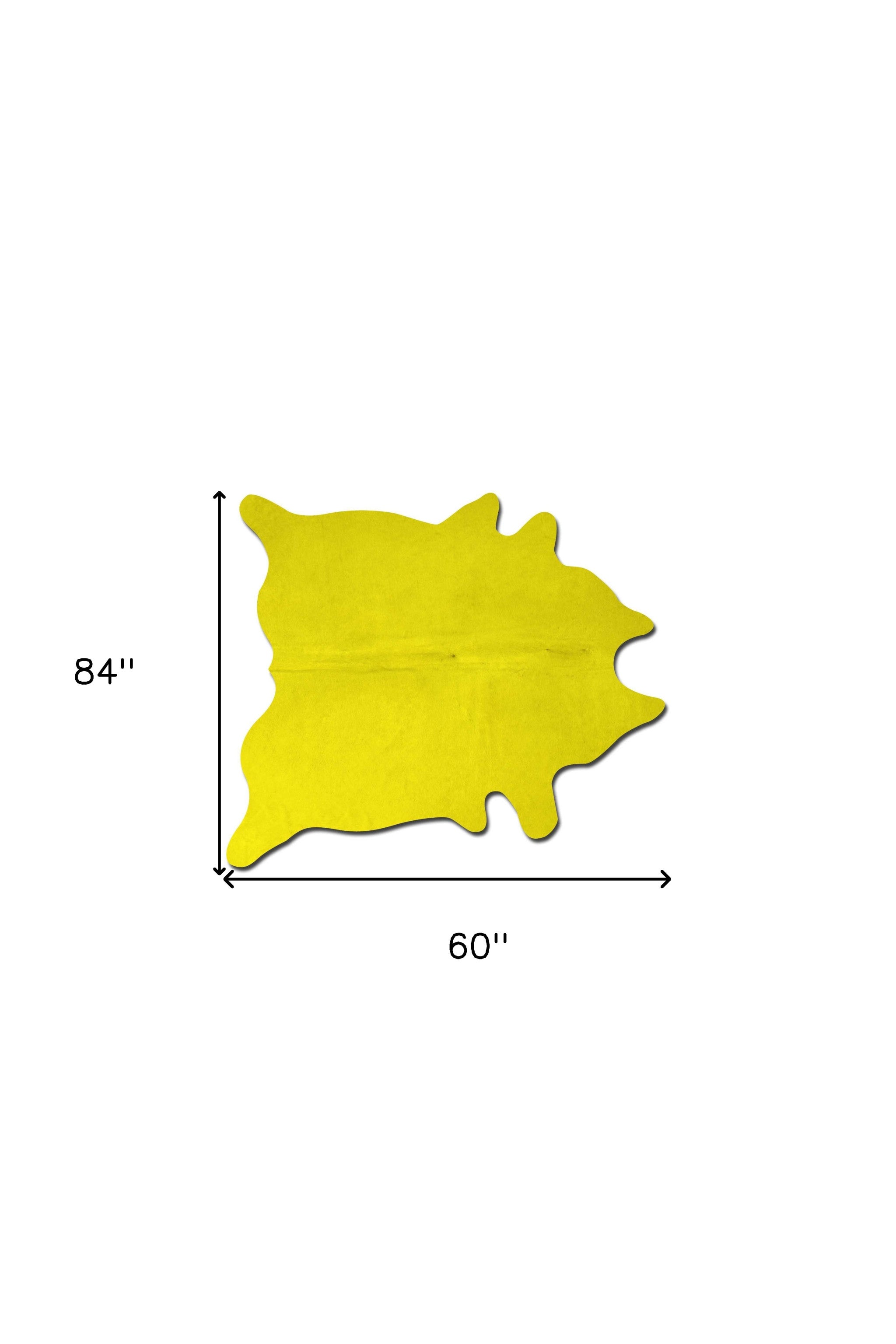 5' X 7' Black And Gold Cowhide Cowhide Print Area Rug-Area Rugs-DECOROLALA