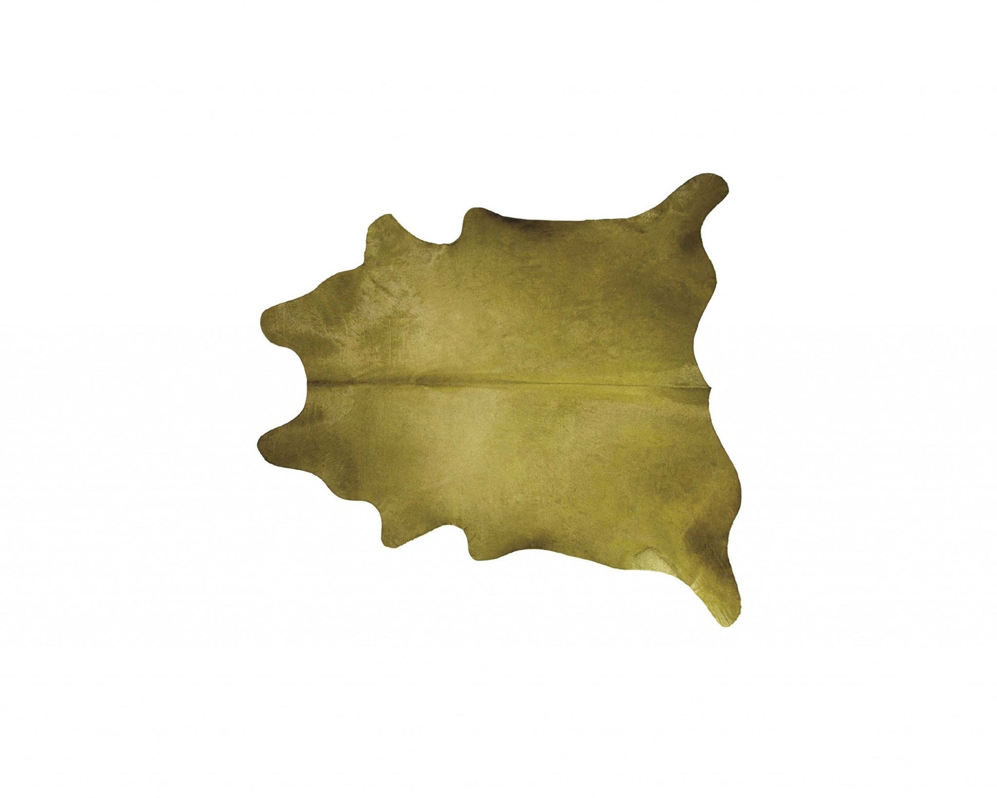 5' X 7' Black And Gold Cowhide Cowhide Print Area Rug-Area Rugs-DECOROLALA