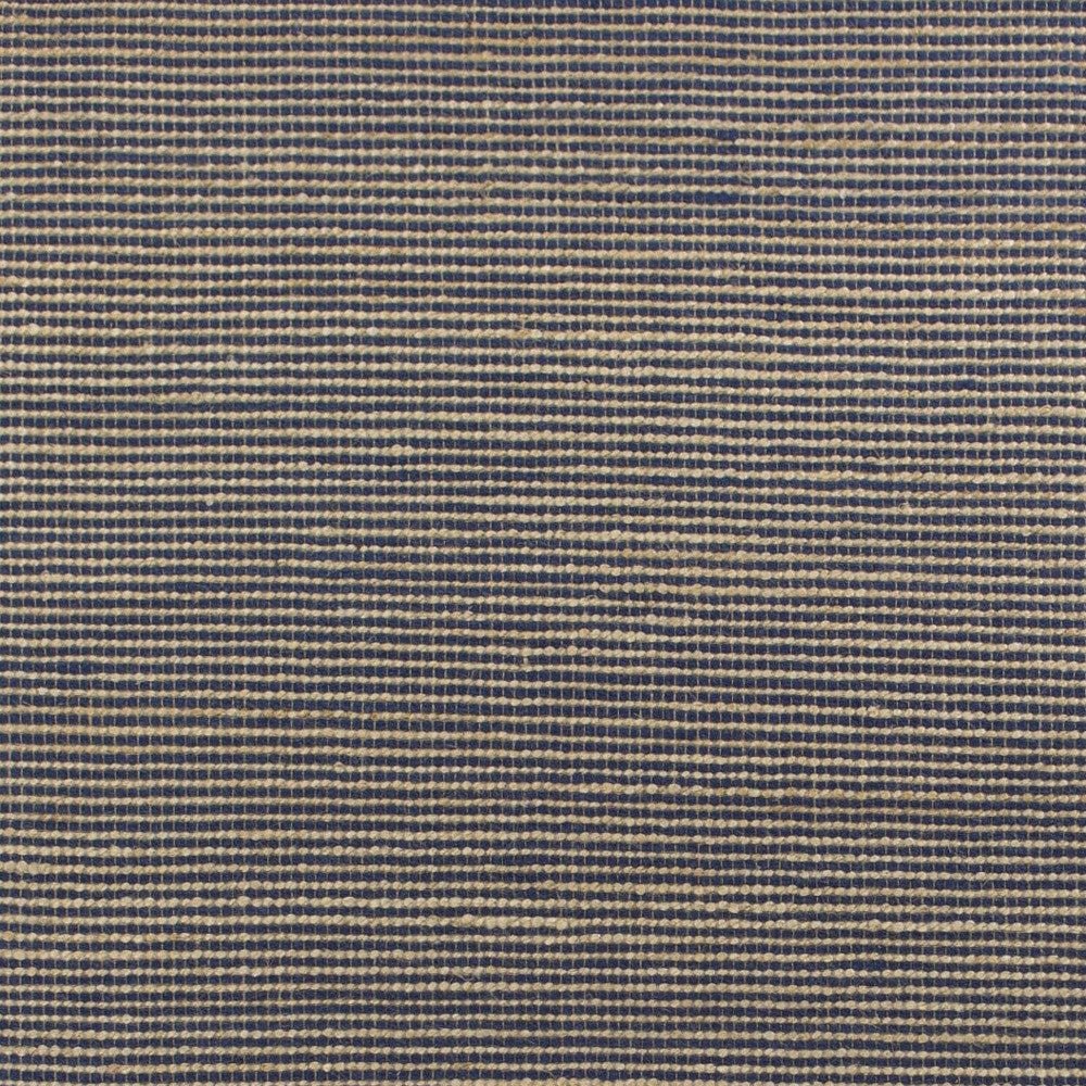 5' X 7' Blue Wool Abstract Hand Woven Area Rug-Area Rugs-DECOROLALA
