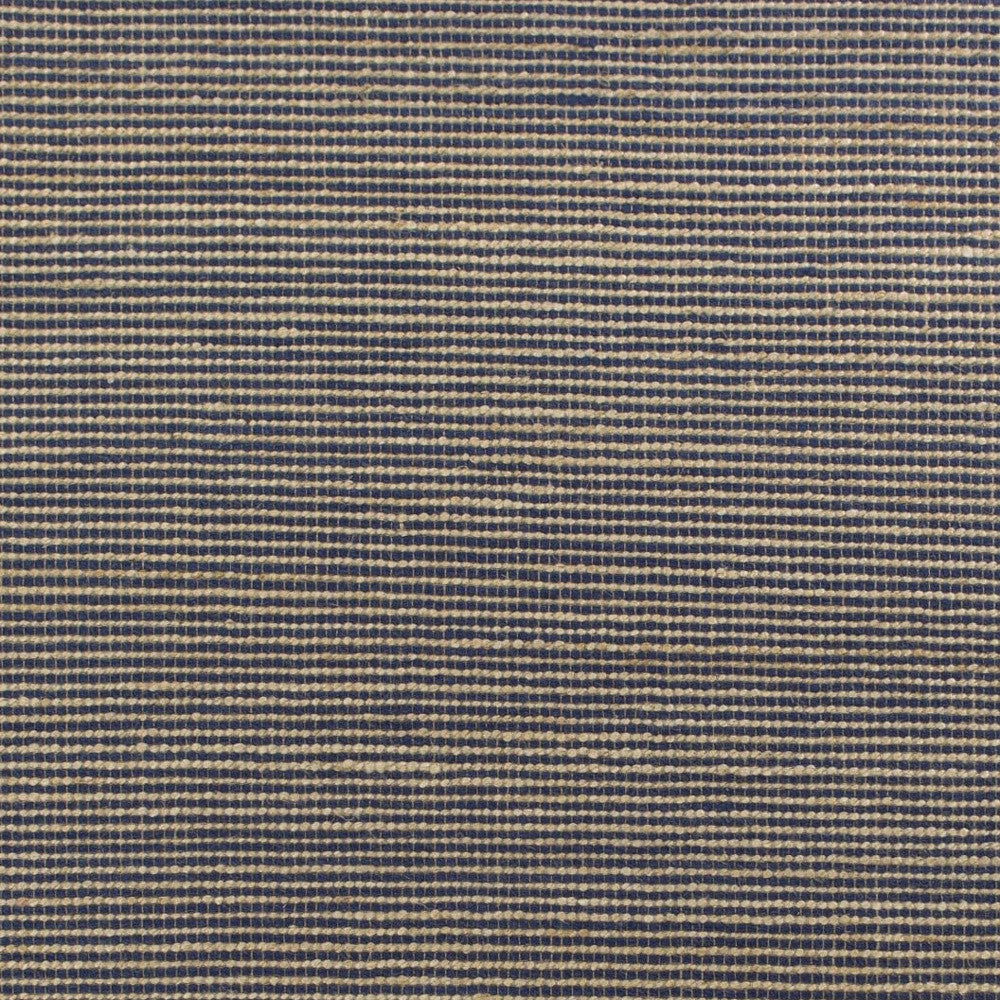 5' X 7' Blue Wool Abstract Hand Woven Area Rug-Area Rugs-DECOROLALA
