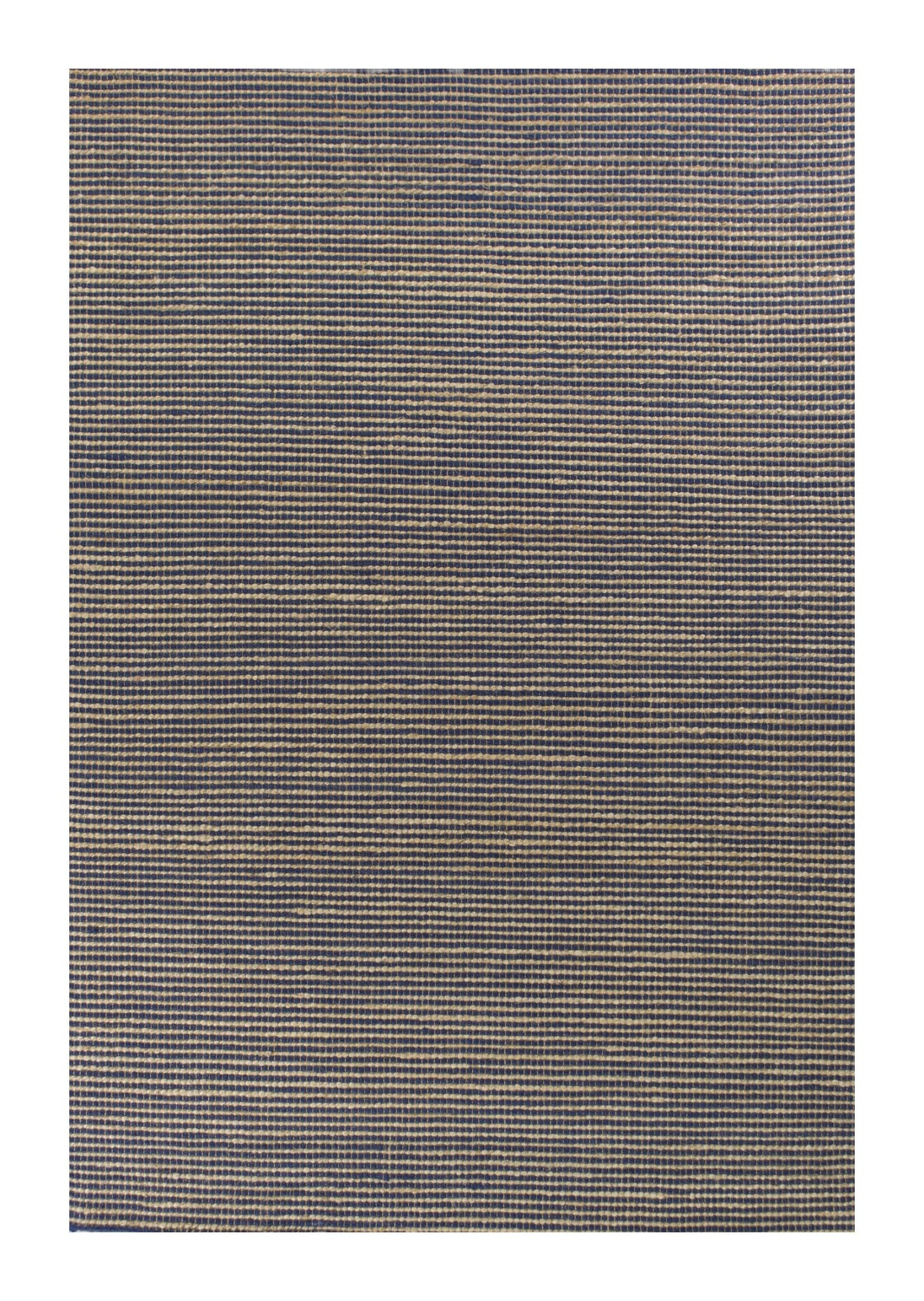 5' X 7' Blue Wool Abstract Hand Woven Area Rug-Area Rugs-DECOROLALA