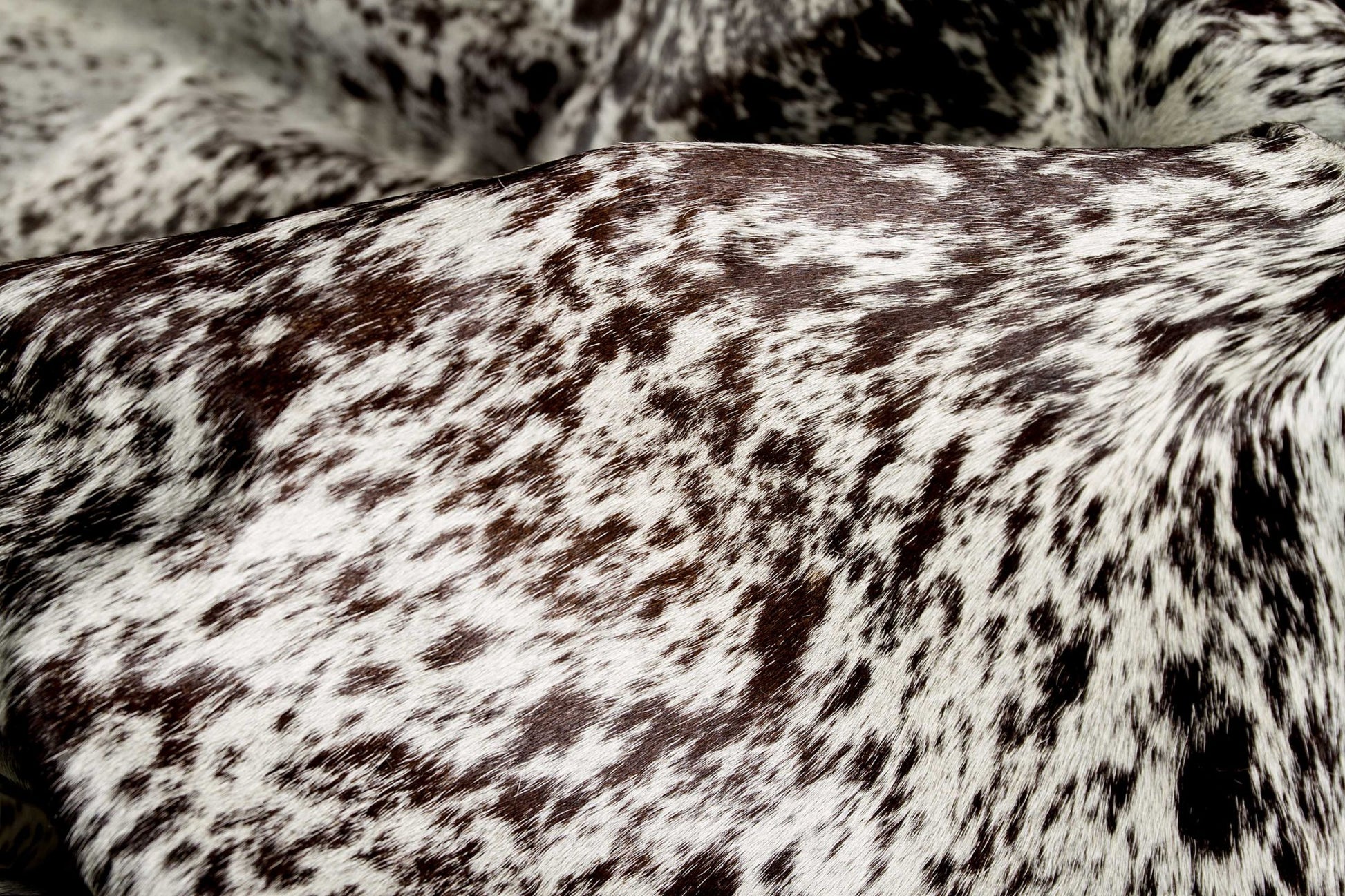 5' X 7' Brown And White Cowhide Area Rug-Area Rugs-DECOROLALA