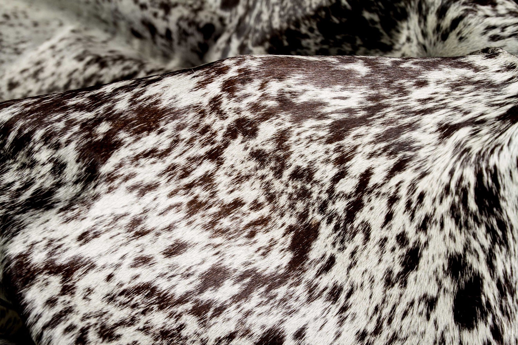 5' X 7' Brown And White Cowhide Area Rug-Area Rugs-DECOROLALA