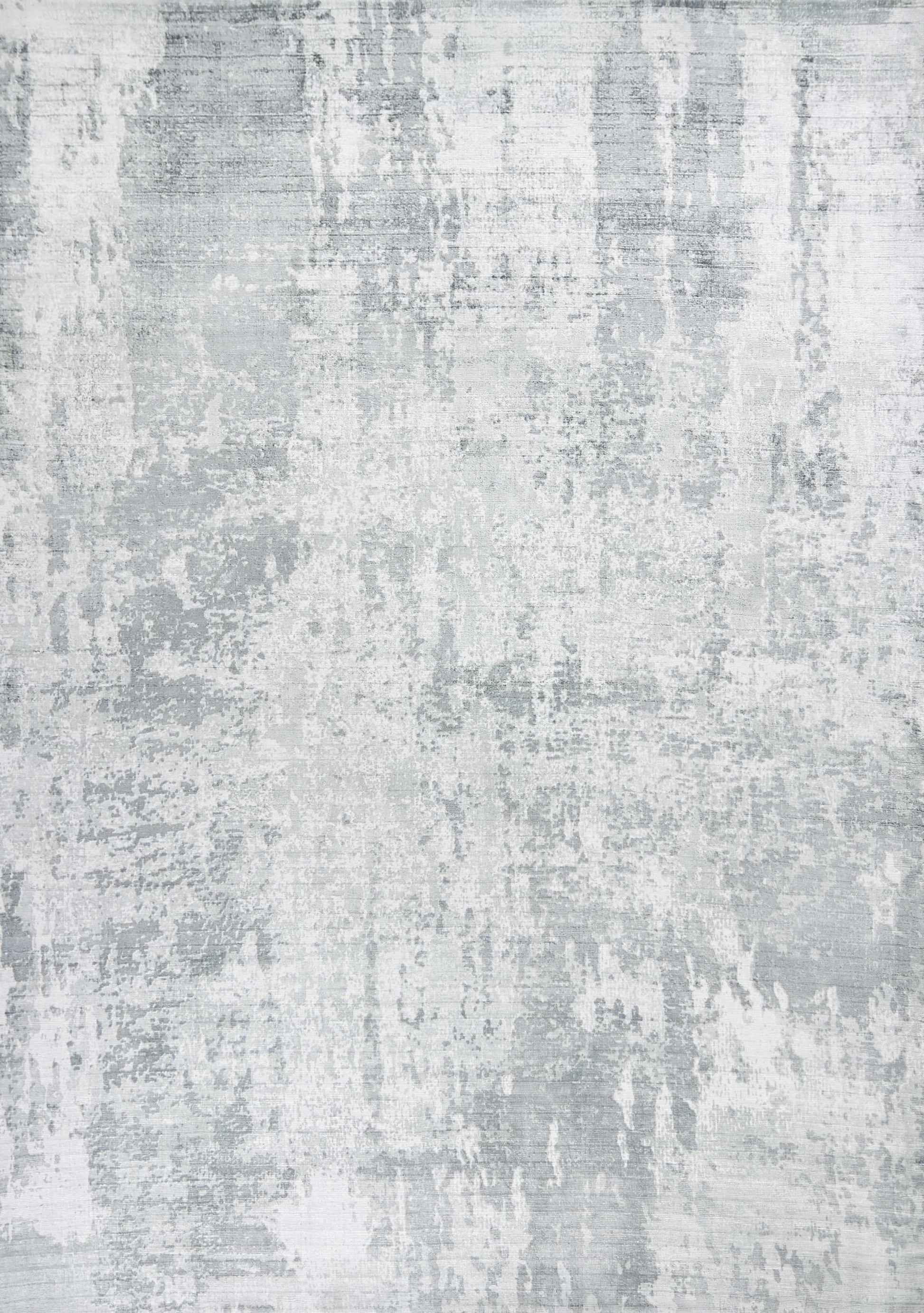 5' X 7' Dark Gray And Light Gray Abstract Hand Loomed Area Rug-Area Rugs-DECOROLALA