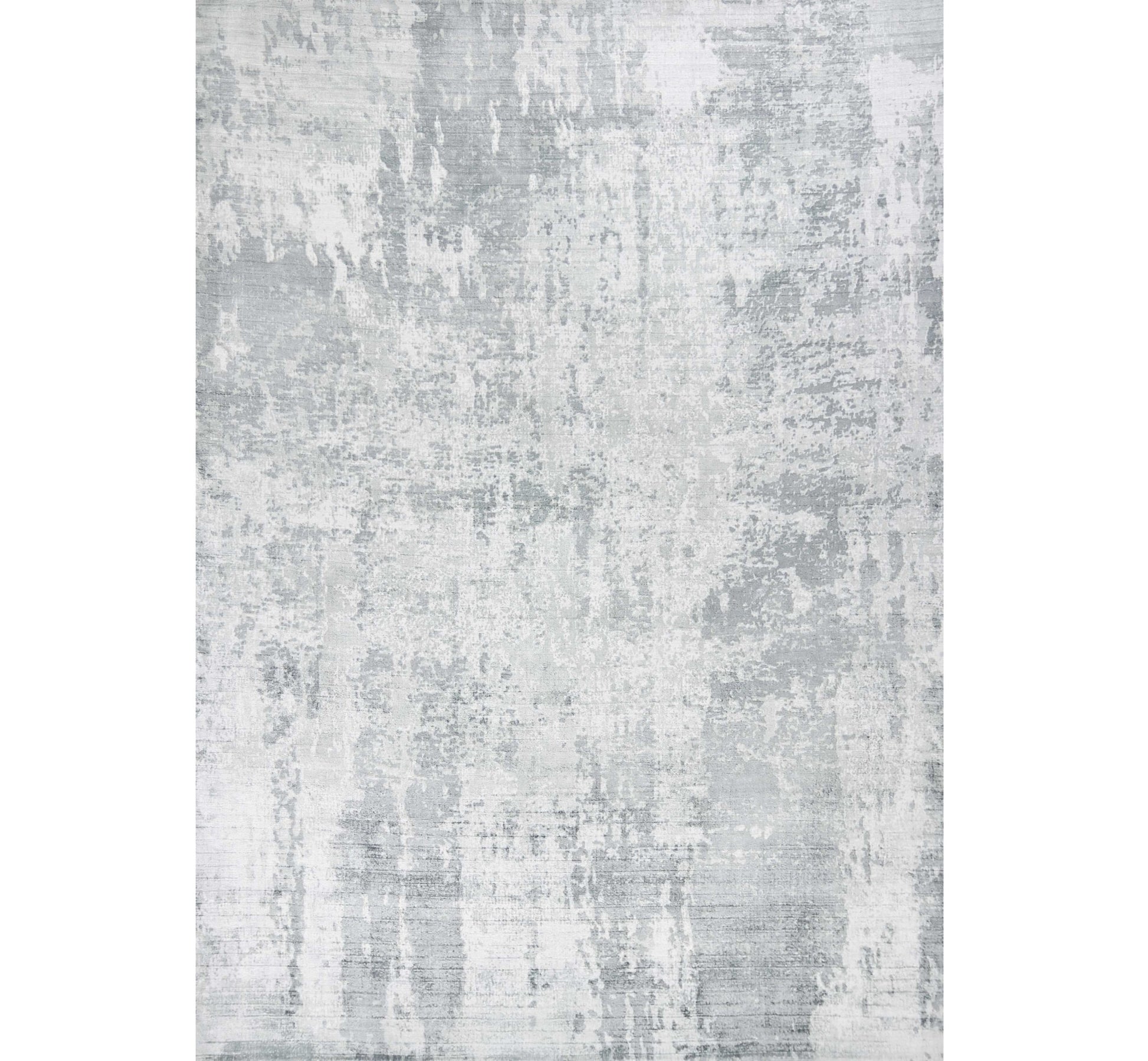 5' X 7' Dark Gray And Light Gray Abstract Hand Loomed Area Rug-Area Rugs-DECOROLALA