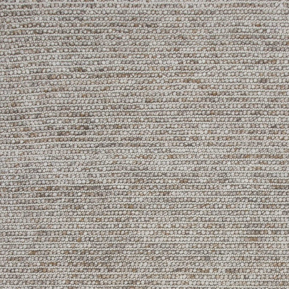 5' X 7' Natural Wool Hand Woven Area Rug-Area Rugs-DECOROLALA