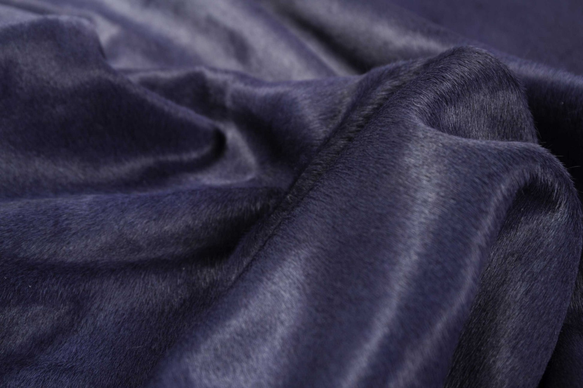 5' X 7' Navy Blue Cowhide Area Rug-Area Rugs-DECOROLALA