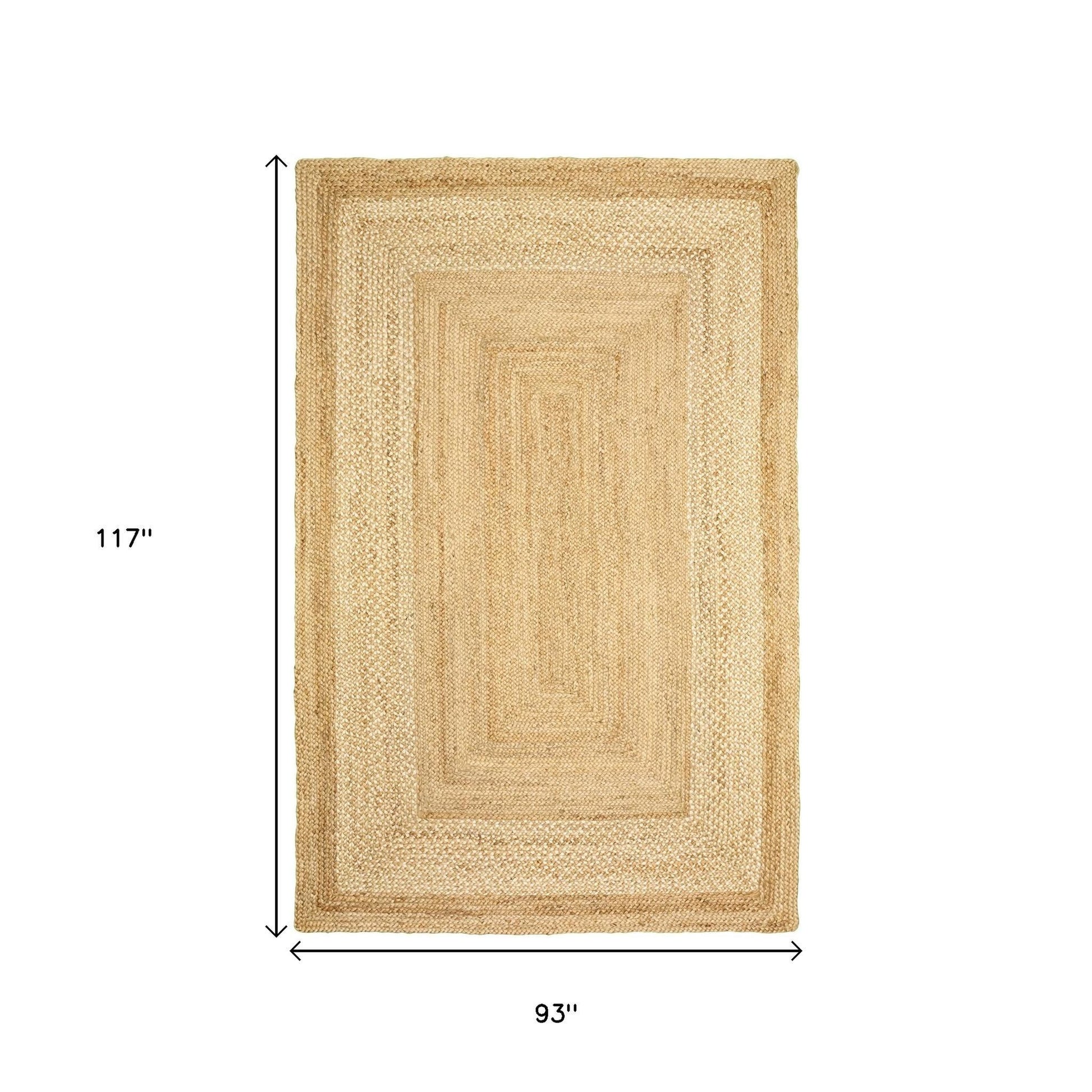 5' X 8' Classic Tan Bordered Area Rug-Area Rugs-DECOROLALA