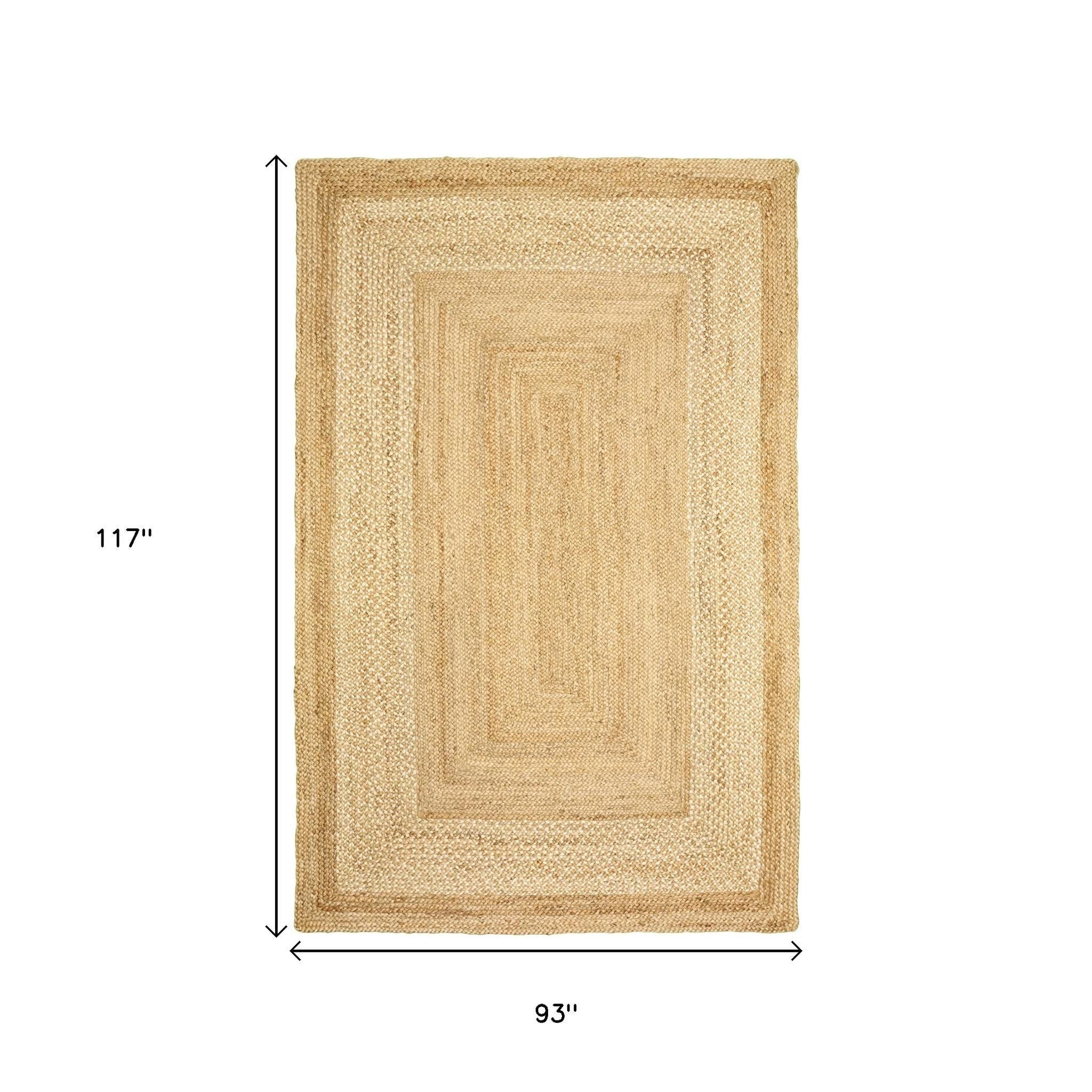 5' X 8' Classic Tan Bordered Area Rug-Area Rugs-DECOROLALA