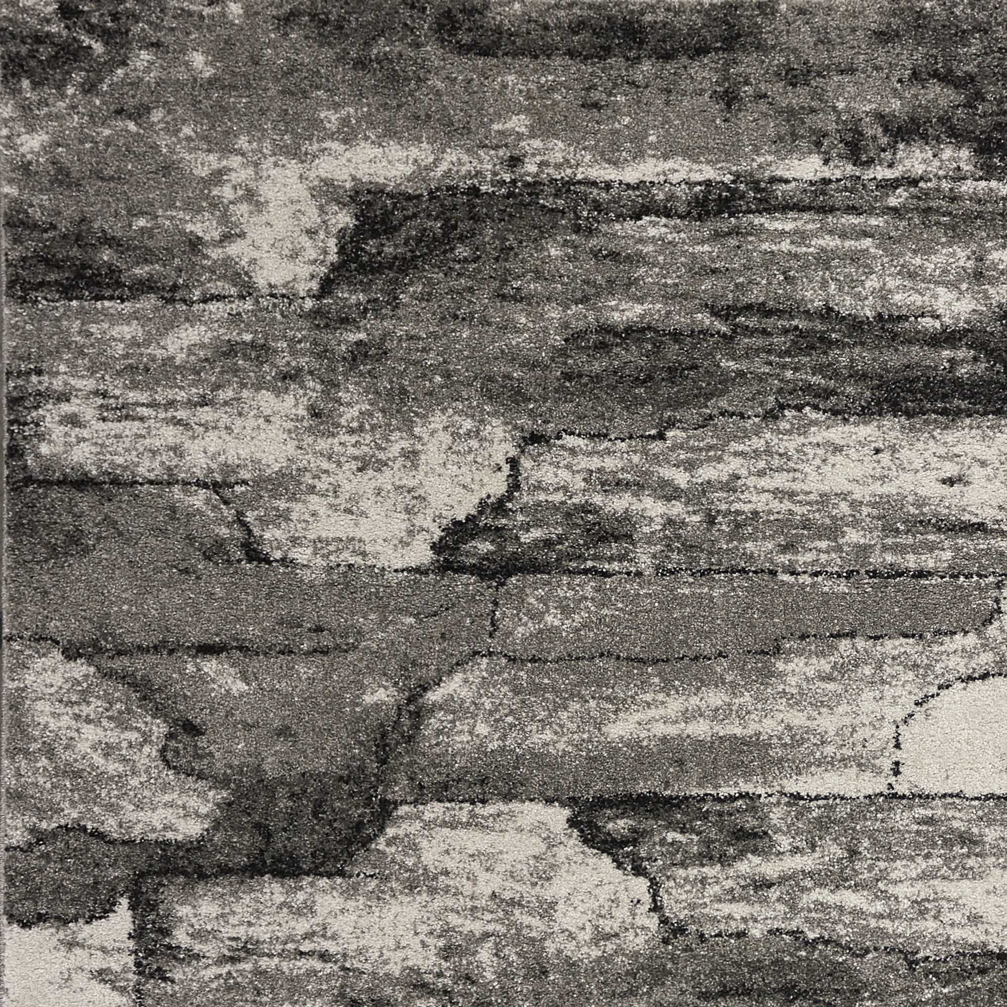 5' X 8' Gray Abstract Area Rug-Area Rugs-DECOROLALA