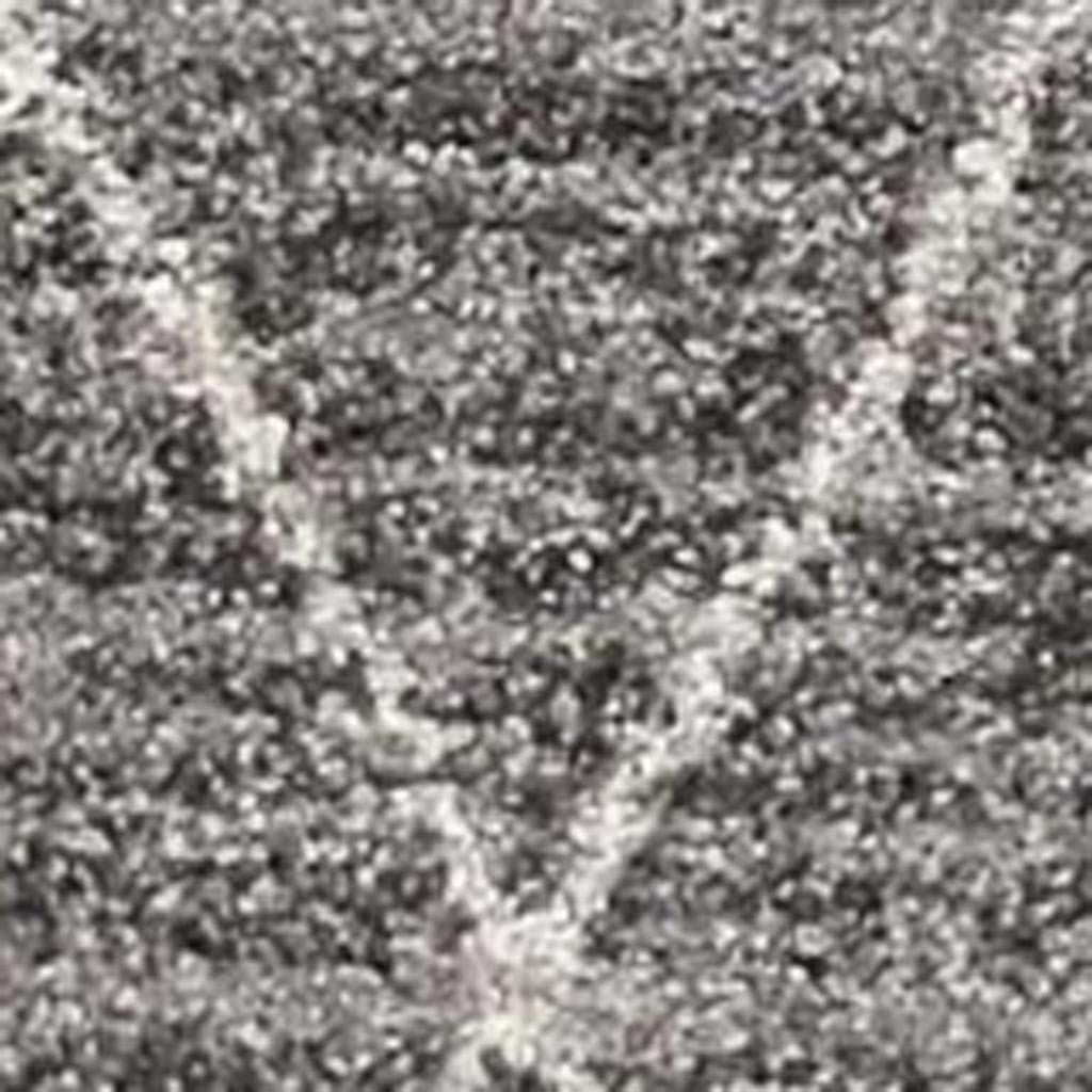 5' X 8' Gray And Ivory Geometric Area Rug-Area Rugs-DECOROLALA