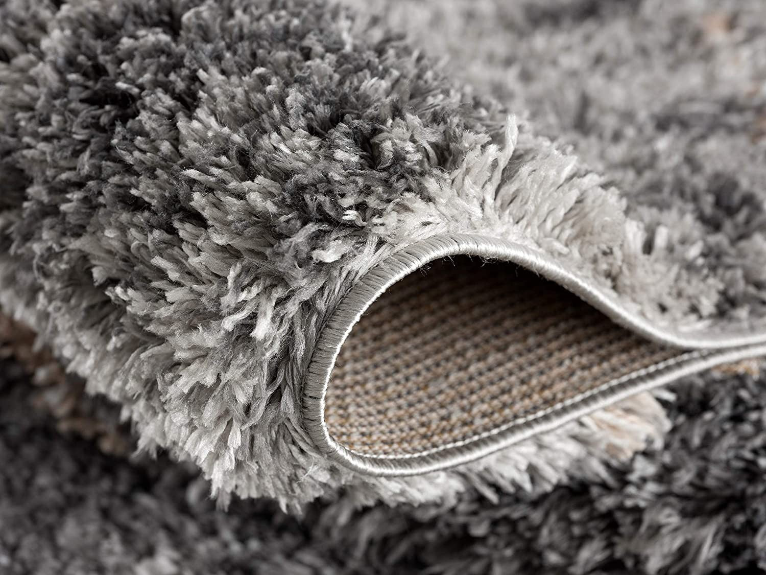 5' X 8' Gray Modern Distressed Lines Area Rug-Area Rugs-DECOROLALA