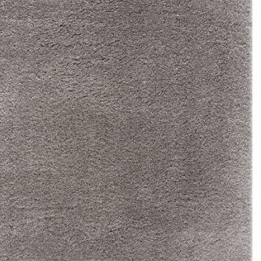 5' X 8' Gray Modern Solid Shag Area Rug-Area Rugs-DECOROLALA
