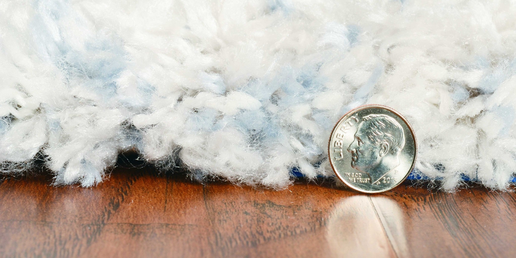 5' X 8' Ivory And Blue Abstract Area Rug-Area Rugs-DECOROLALA