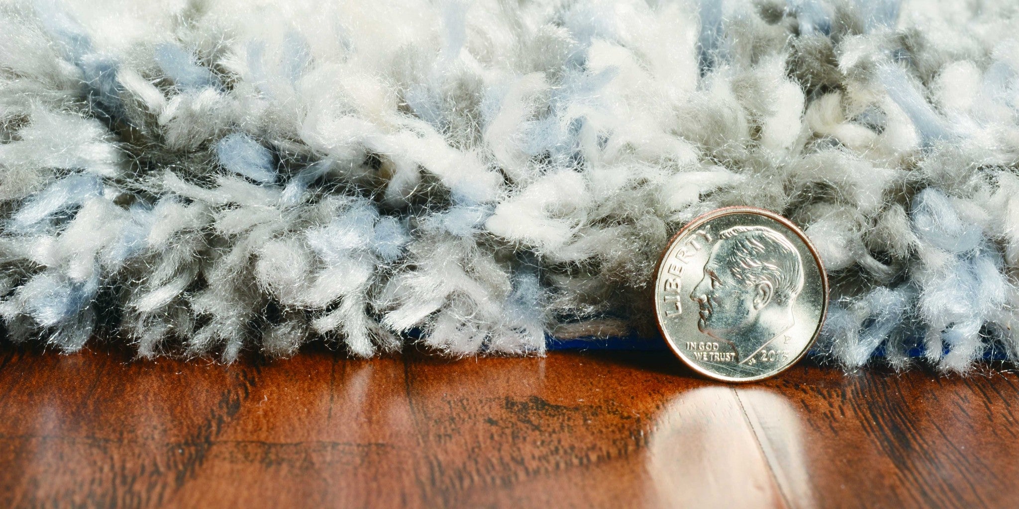 5' X 8' Ivory And Blue Abstract Area Rug-Area Rugs-DECOROLALA