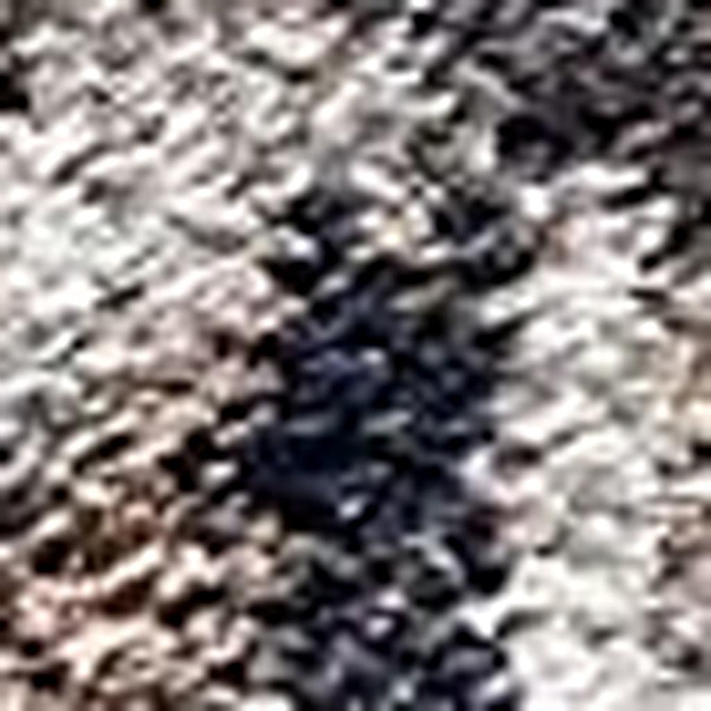 5' X 8' Ivory And Navy Retro Modern Area Rug-Area Rugs-DECOROLALA