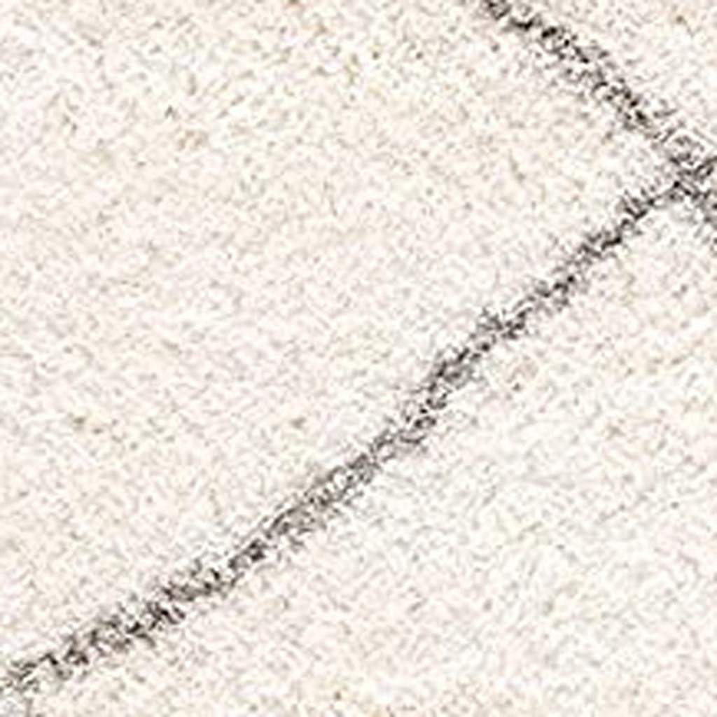 5' X 8' Ivory Modern Uneven Lattice Area Rug-Area Rugs-DECOROLALA