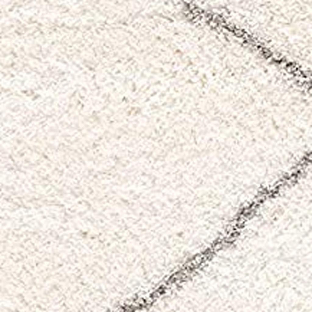 5' X 8' Ivory Modern Uneven Lattice Area Rug-Area Rugs-DECOROLALA