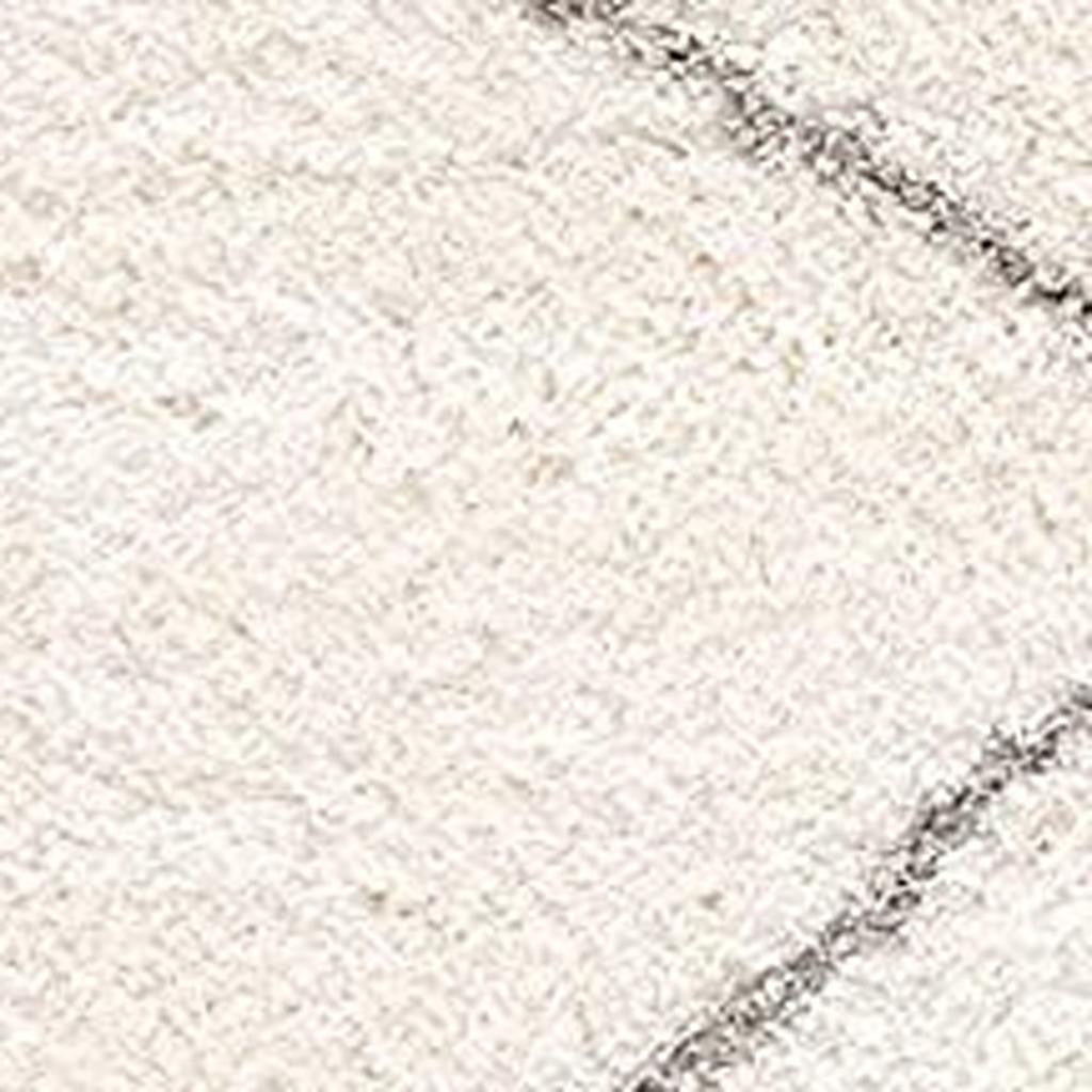 5' X 8' Ivory Modern Uneven Lattice Area Rug-Area Rugs-DECOROLALA