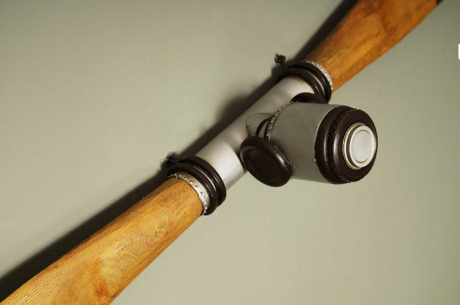 5" Yellow and Black Metal Hand Painted Figurine Tabletop Sculpture-Sculptures-DECOROLALA