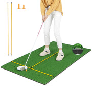 5 x 3 ft Artificial Turf Grass Practice Mat for Indoors and Outdoors-27mm-Golf-DECOROLALA