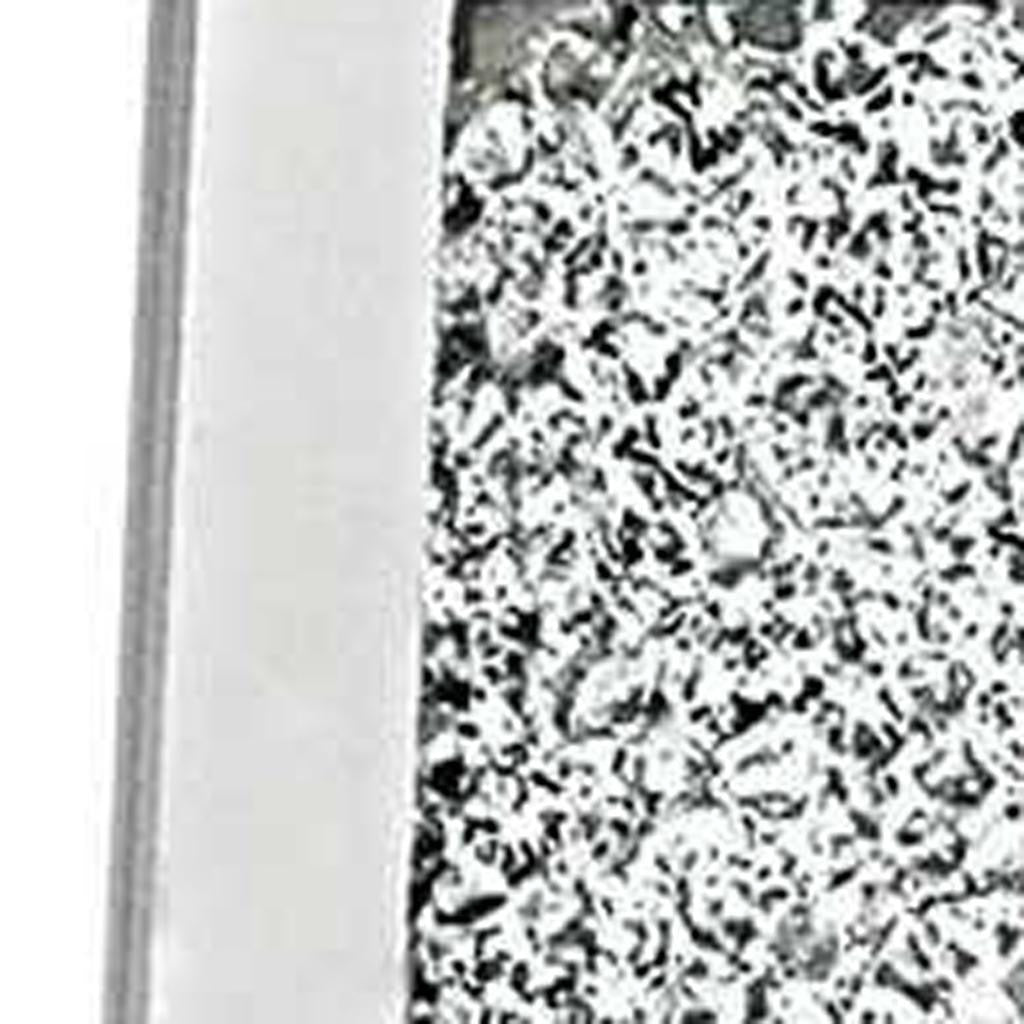 5" x 7" Silver Crystal Tabletop Picture Frame-Picture Frames-DECOROLALA