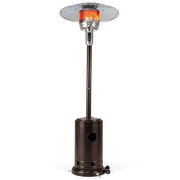 50 000 BTU Patio Propane Gas Heater with Stainless Steel Burner-Bronze-Patio Heaters-DECOROLALA